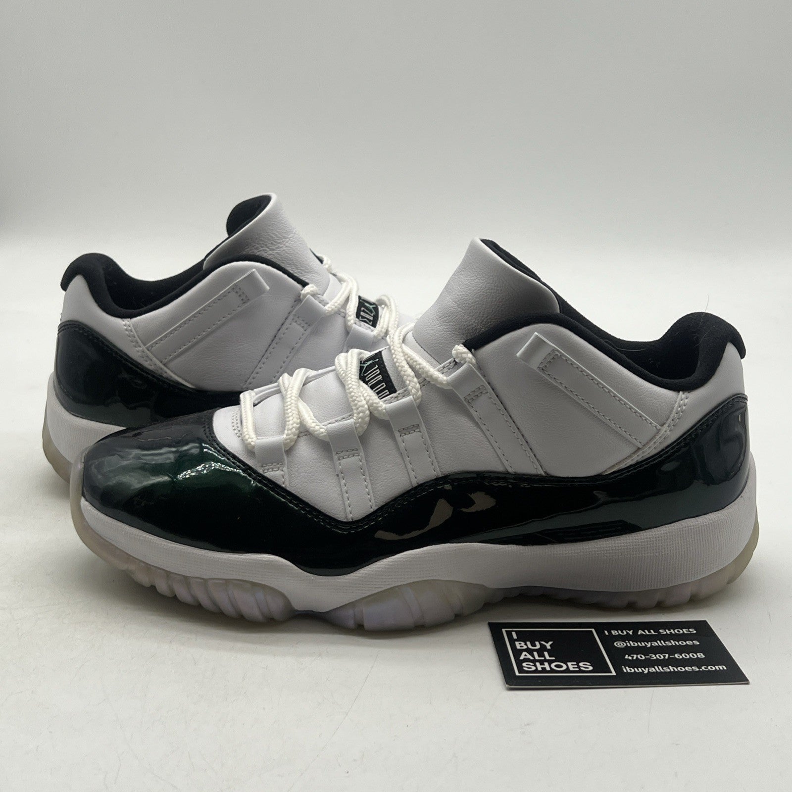 Size 9.5 - Air Jordan 11 Retro Low Emerald (528895-145)