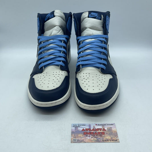 Size 13 - Jordan 1 Retro OG High Obsidian UNC 2019 Blue White (555088-140)