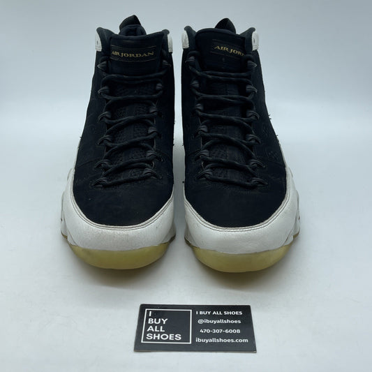 Size 11 - Air Jordan 9 Retro City of Flight Black White Suede (302370-021)