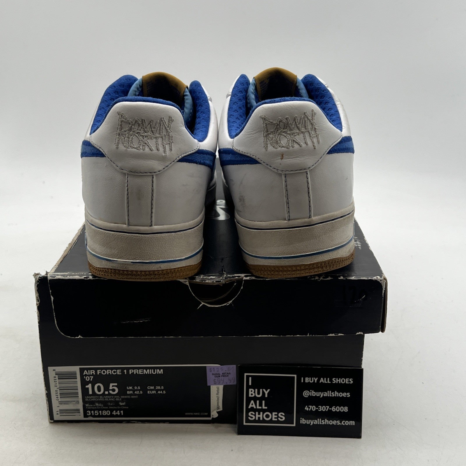 Size 10.5 - Nike Air Force 1 Premium 07 Blue (315180-441)