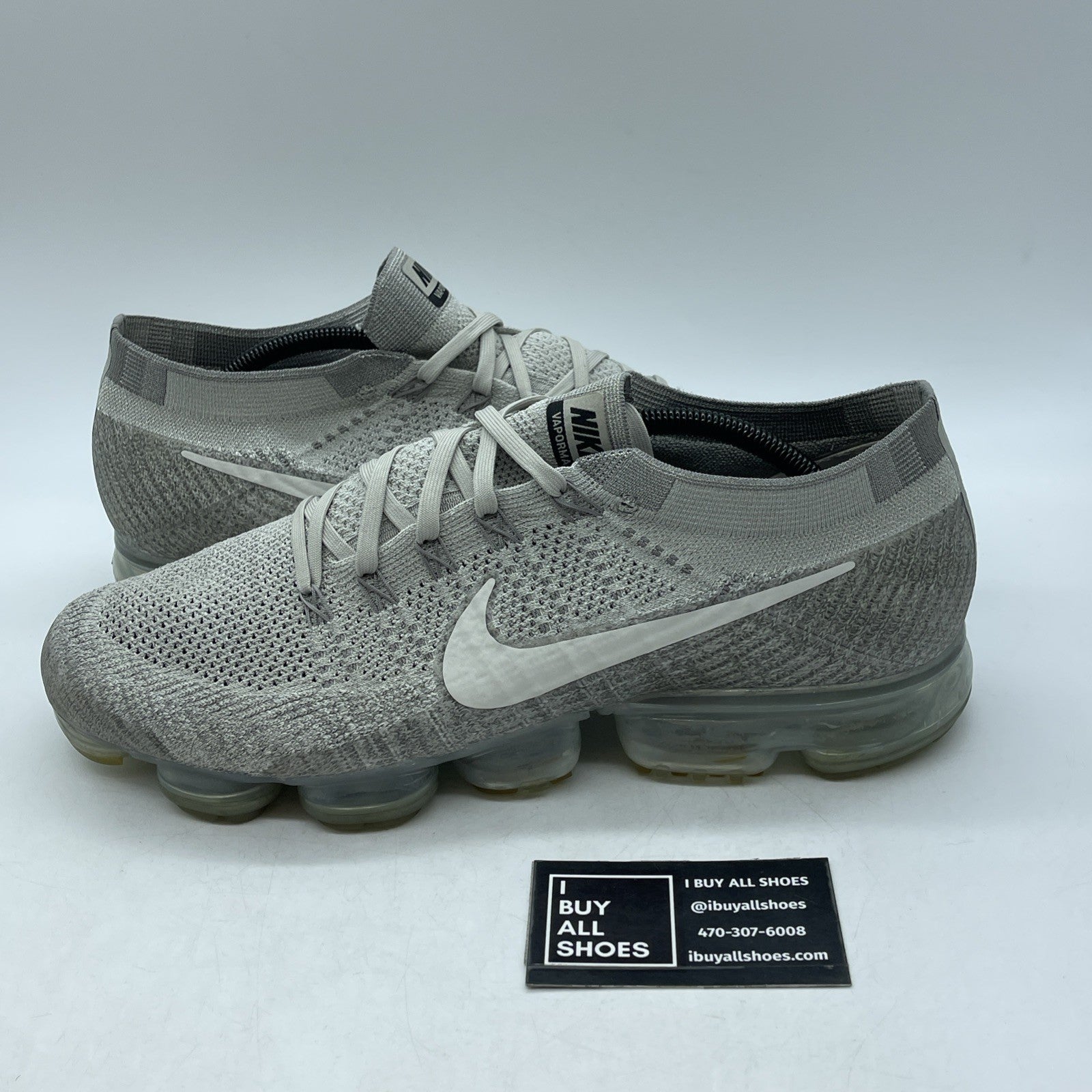 Size 13 - Nike Air VaporMax Pale Grey (849558-005)