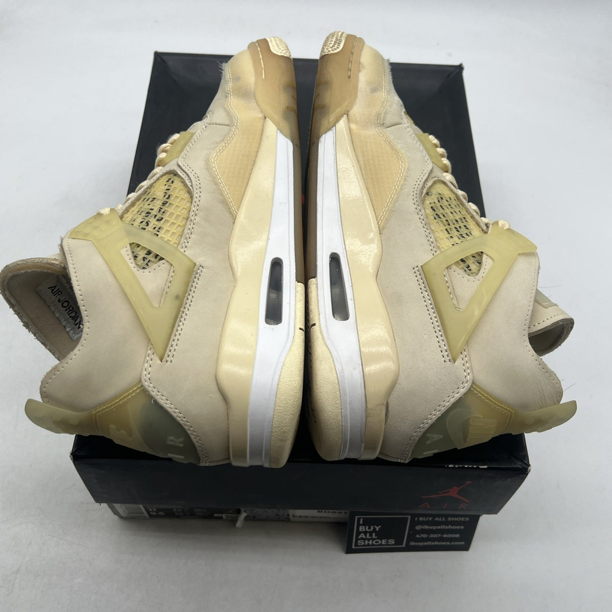Size 11W - Air Jordan 4 SP x Off-White Mid Sail W (CV9388-100)