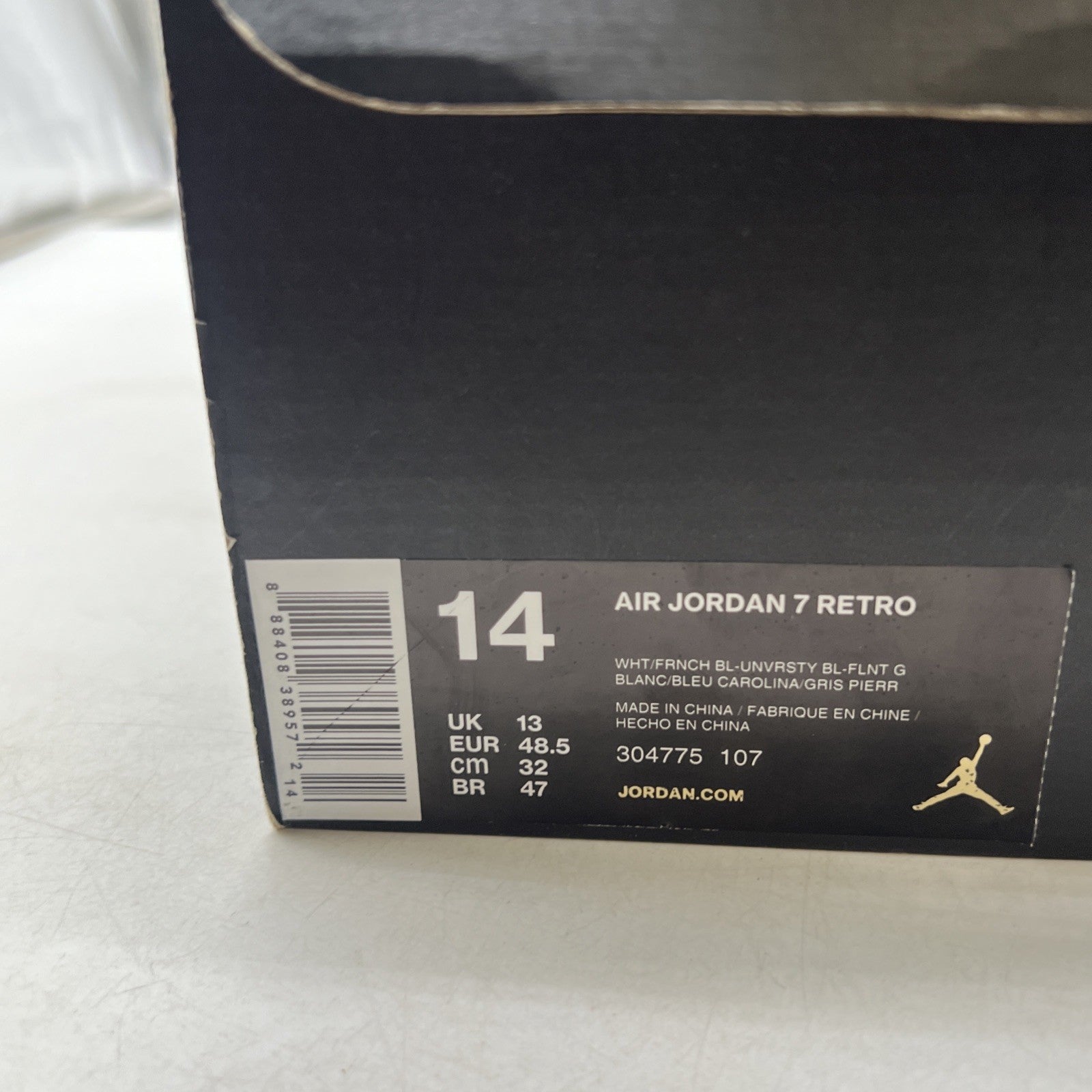 Size 14 - Air Jordan 7 Retro 2015 French Blue (304775-107)