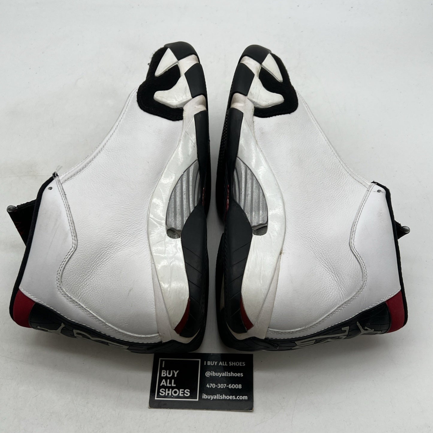 Size 14 - Air Jordan 14 Retro 2014 Black Toe (487471-102)