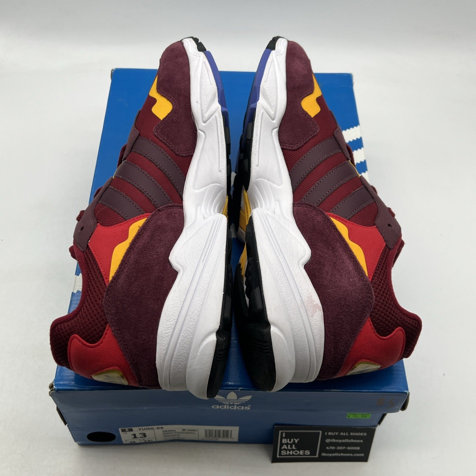 Size 13 - Adidas Yung-96 Collegiate Burgundy (DB2602)