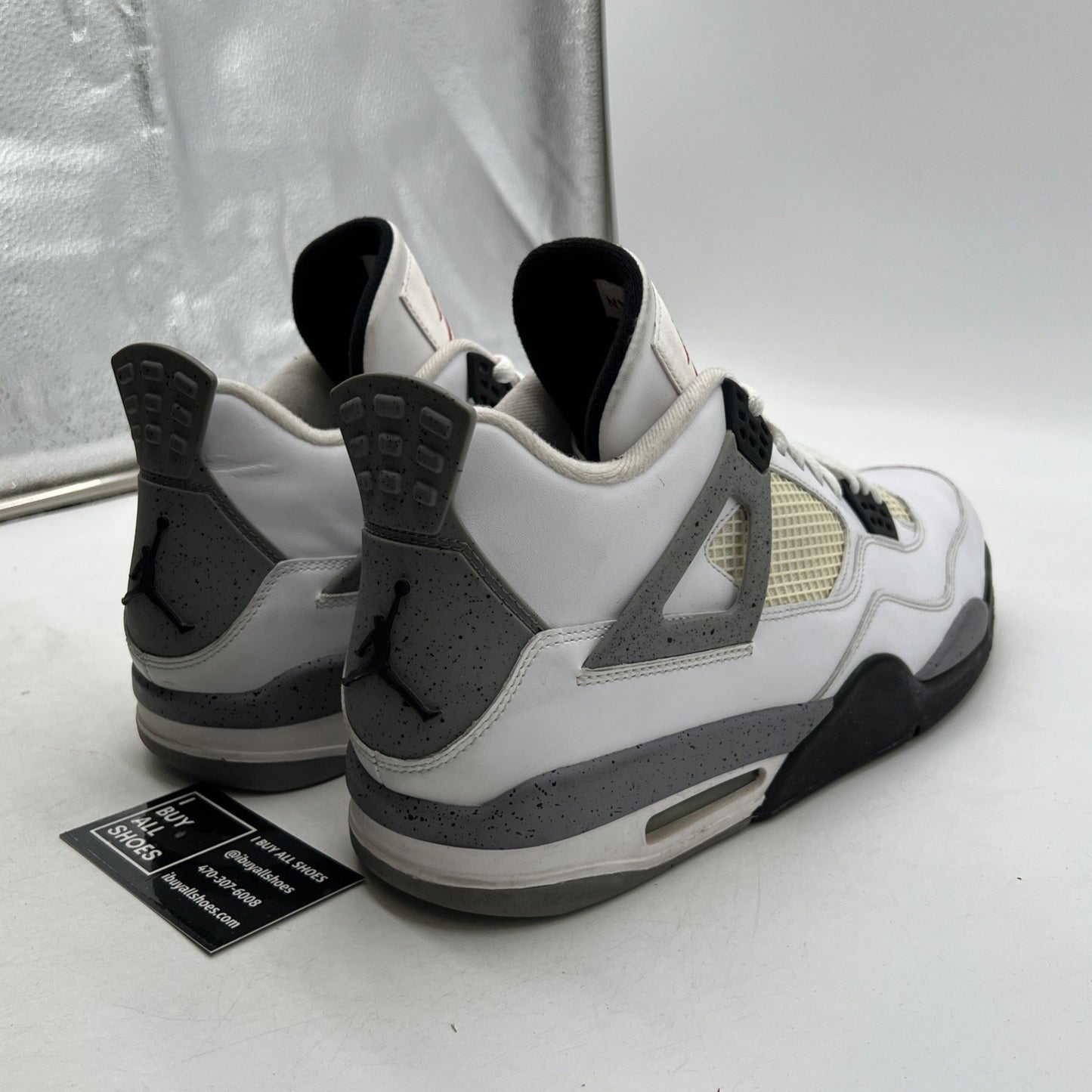Size 13 - Air Jordan 4 Retro Cement 2012 (308497-103)