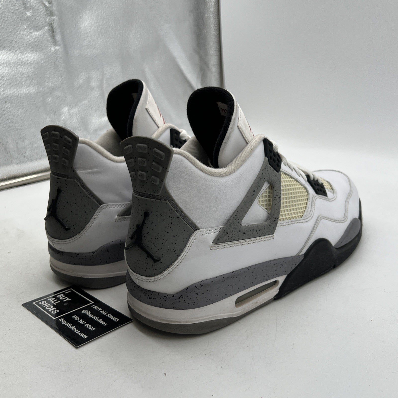 Size 13 - Air Jordan 4 Retro Cement 2012 (308497-103)