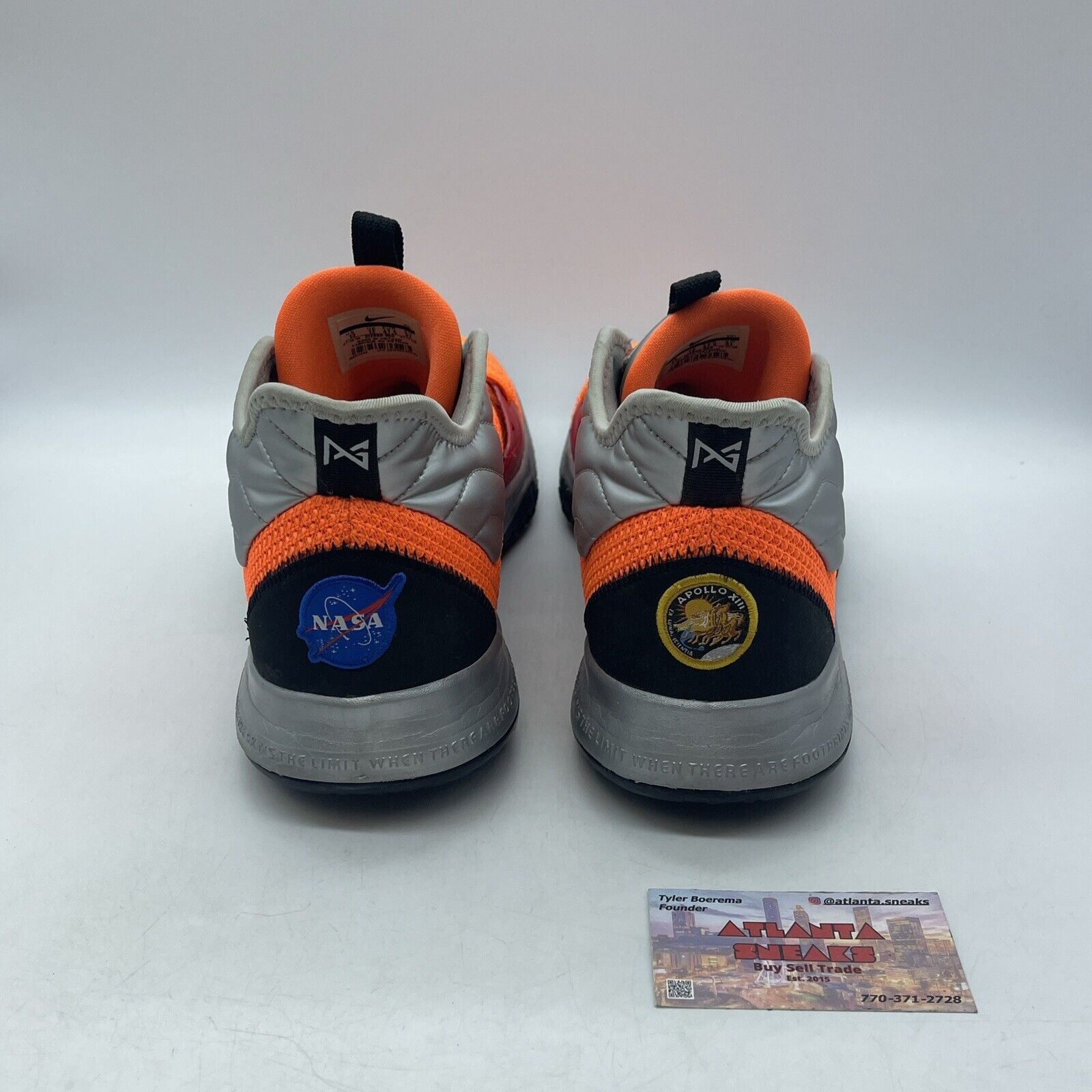 Size 13 - Nike NASA x PG 3 Armstrong Building 703 Orange Black Grey (CI2666-800)