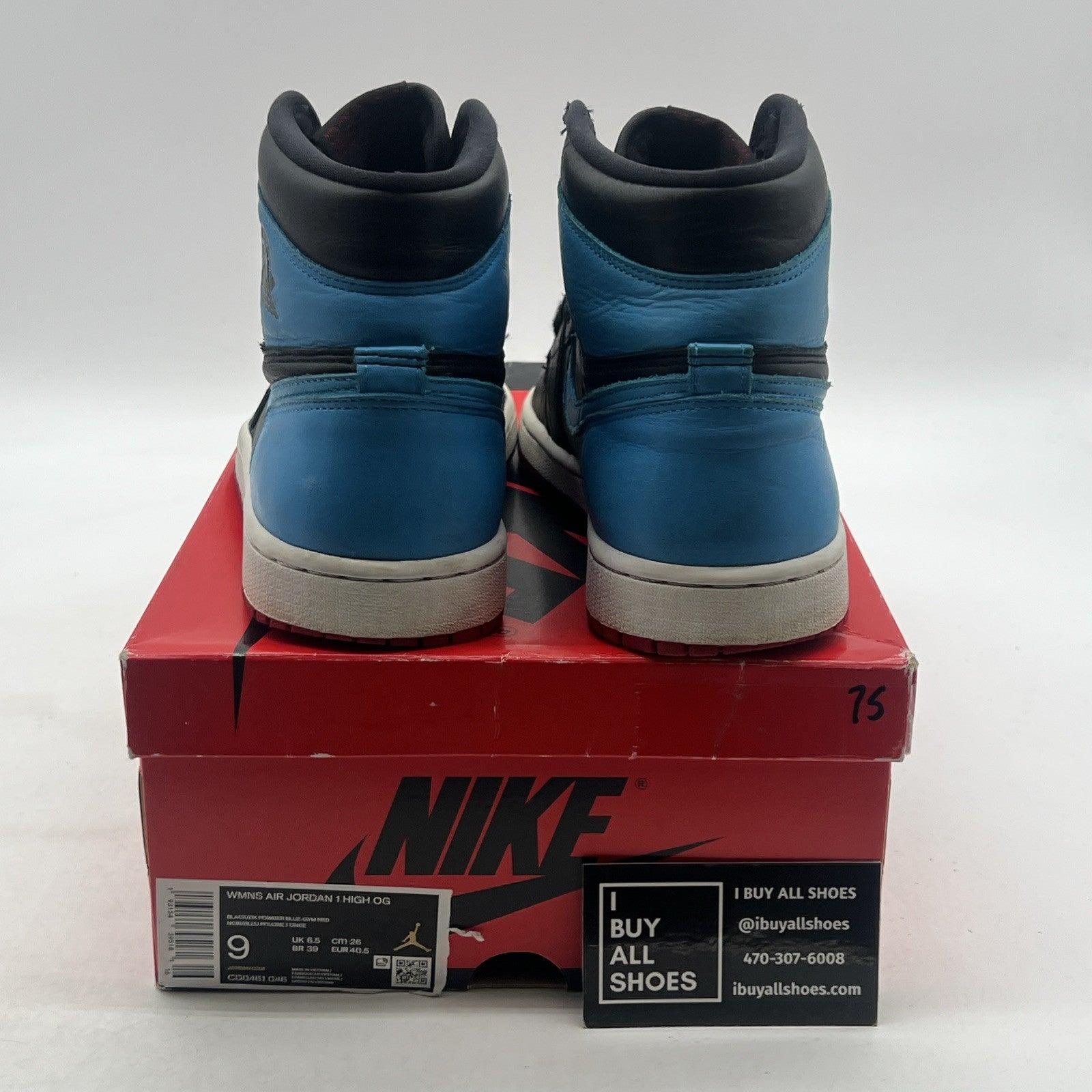 Size 9W - Air Jordan 1 High OG UNC To Chicago 2020 (CD0461-046)