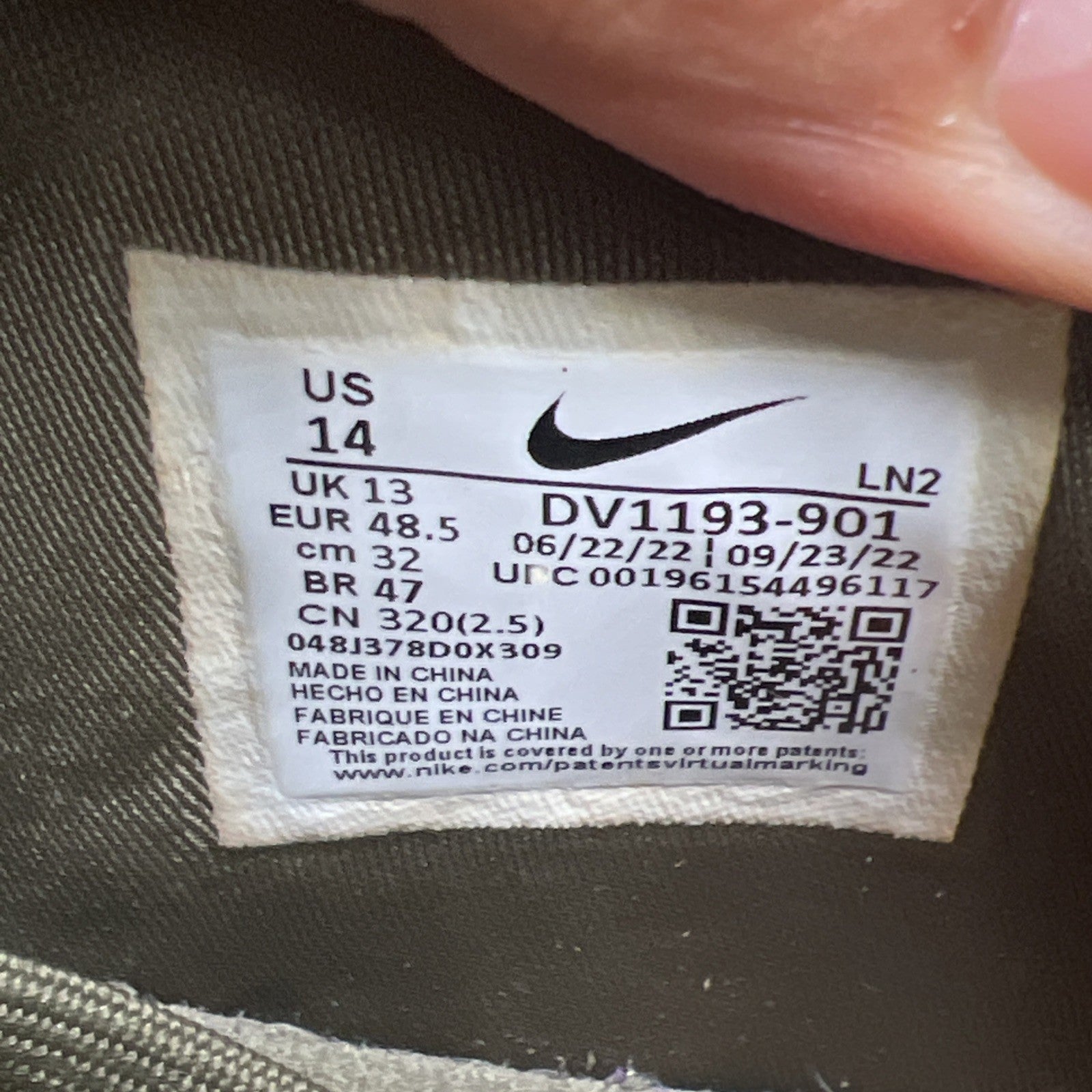 Size 14 - Nike LeBron 20 Olive Green (DV1193-901)