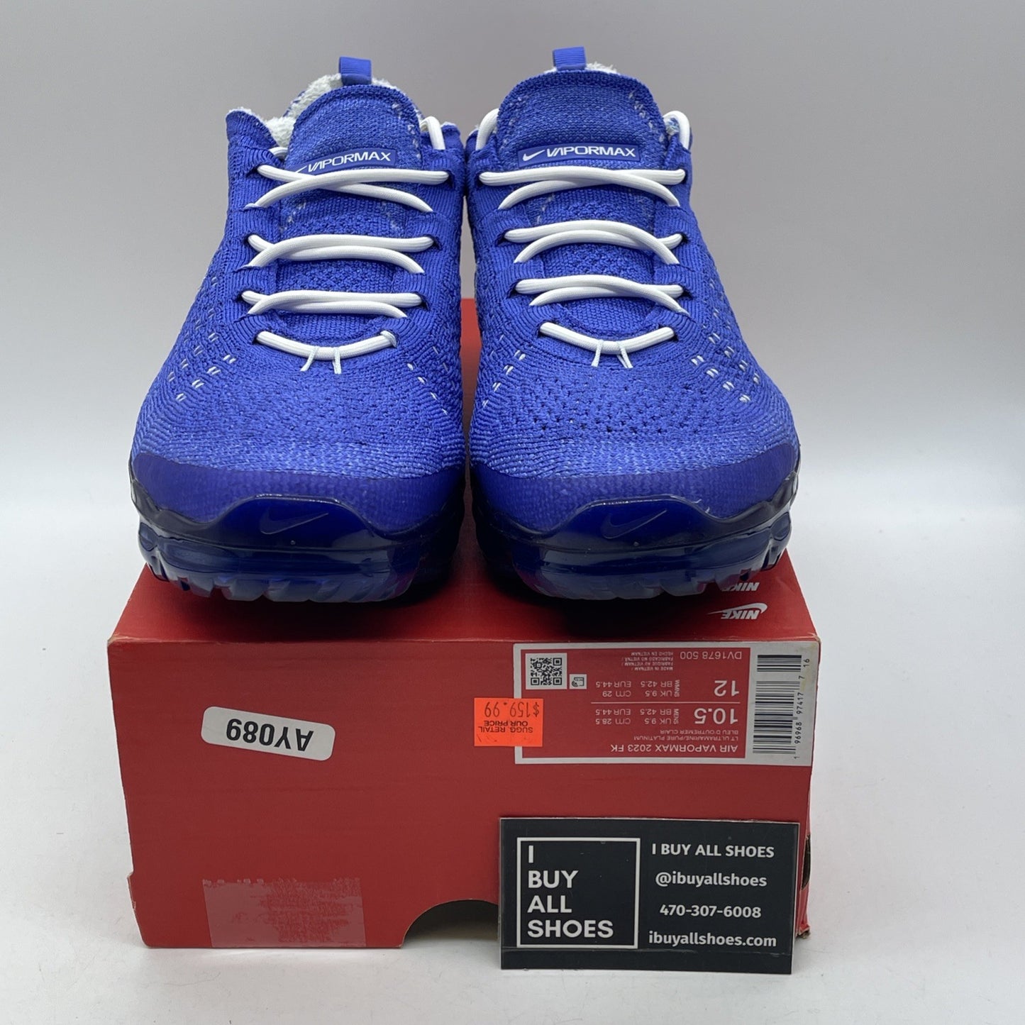 Size 10.5 - Nike Air VaporMax 2023 Flyknit Light Ultramarine (DV1678-500)