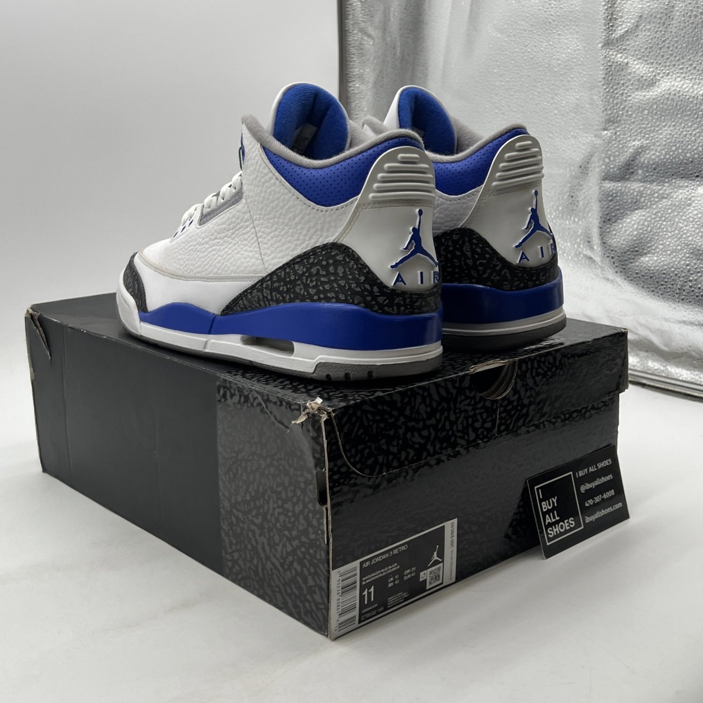 Size 11 - Air Jordan 3 Retro Mid Racer Blue (CT8532-145)