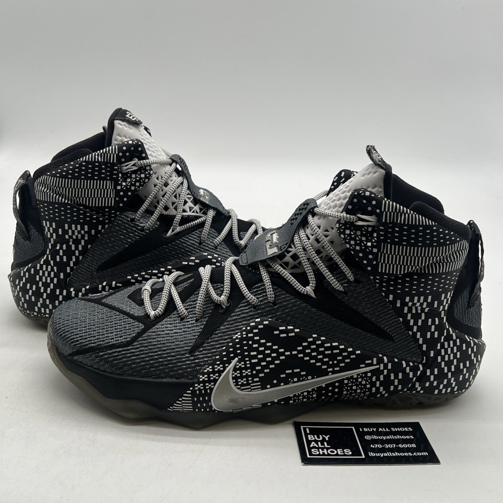 Size 13 - Nike LeBron 12 BHM - (718825-001)