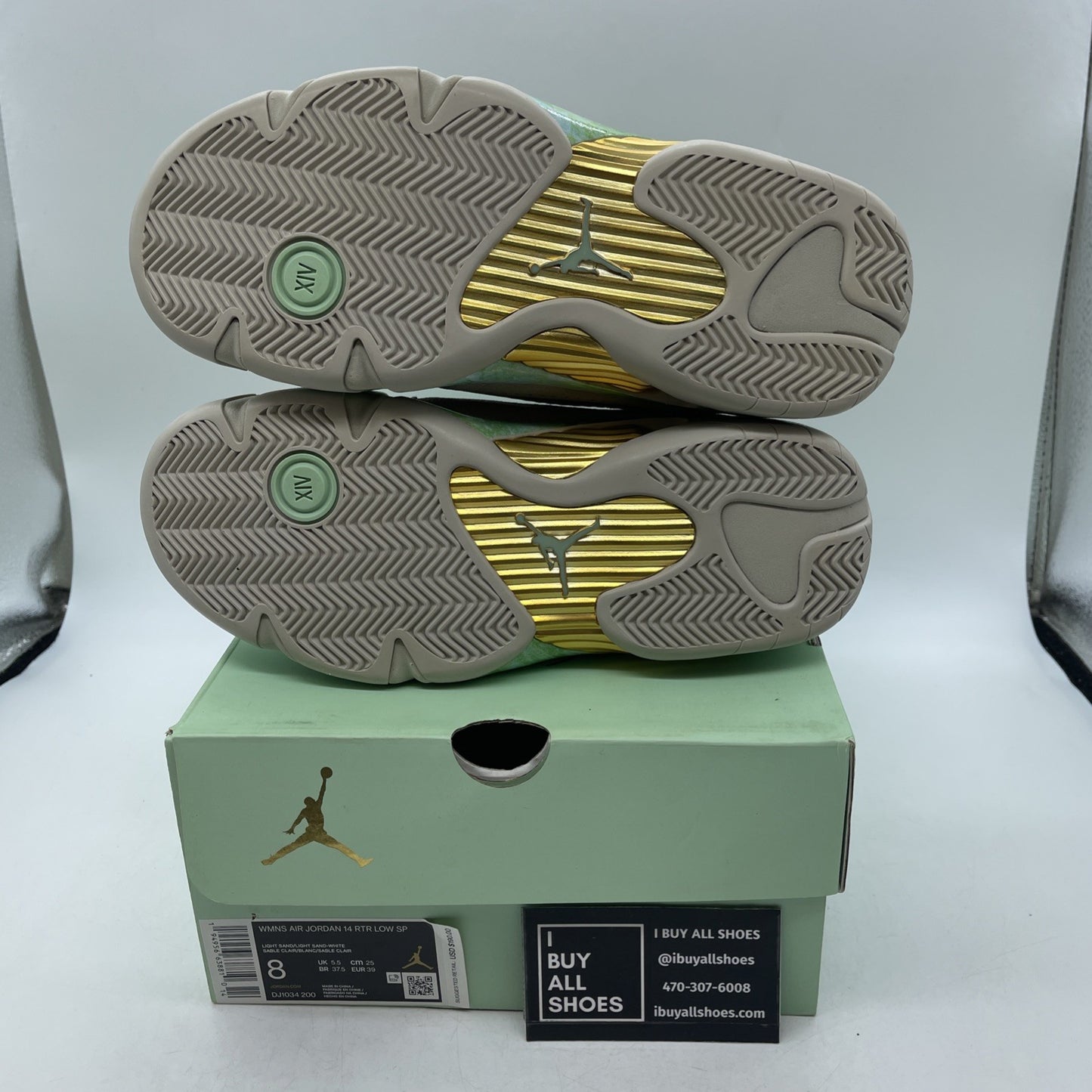 Size 8W - Aleali May x Air Jordan 14 Retro SP Low Fortune (DJ1034-200)