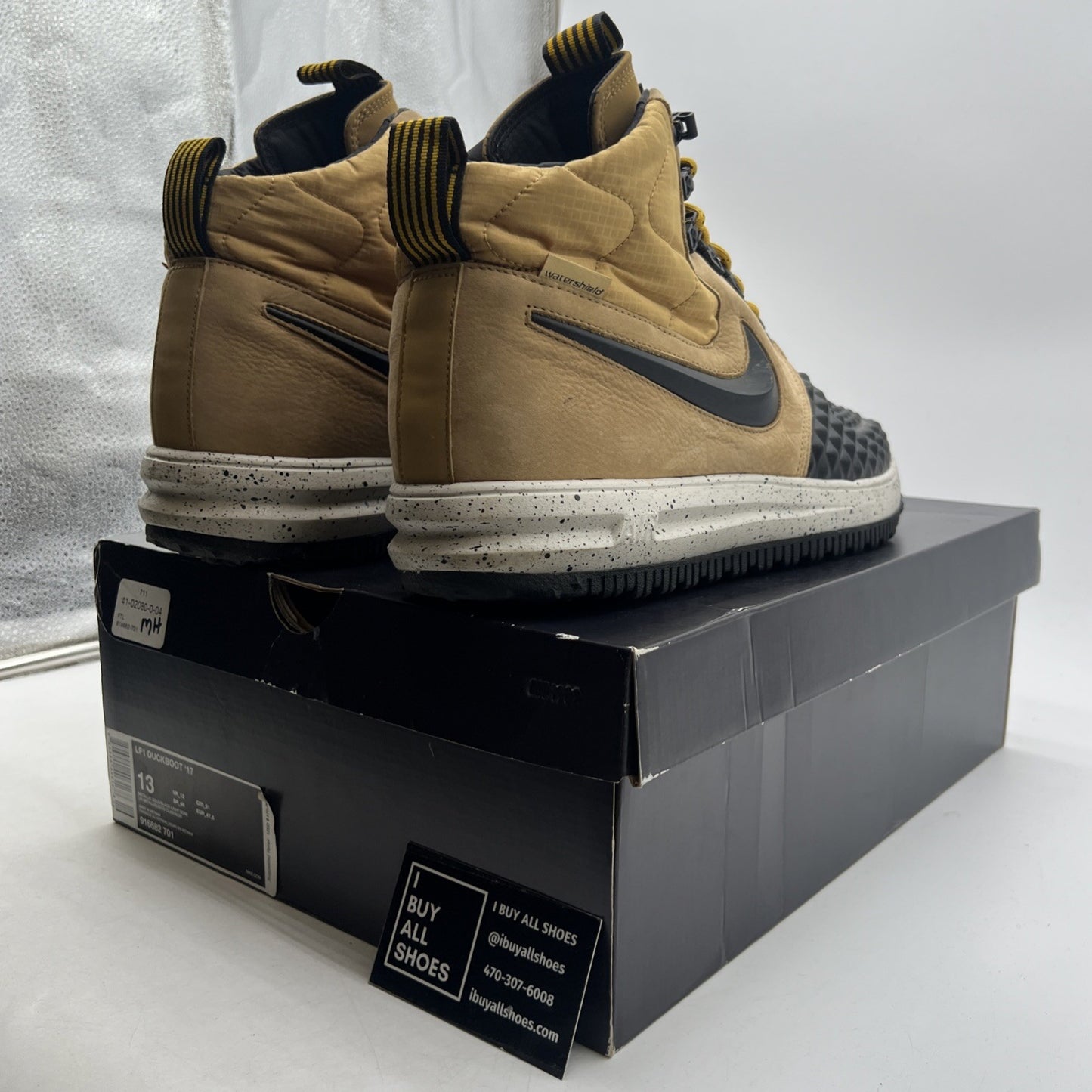 Size 13 - Nike Lunar Force 1 Duckboot Metallic Gold (916682-701)