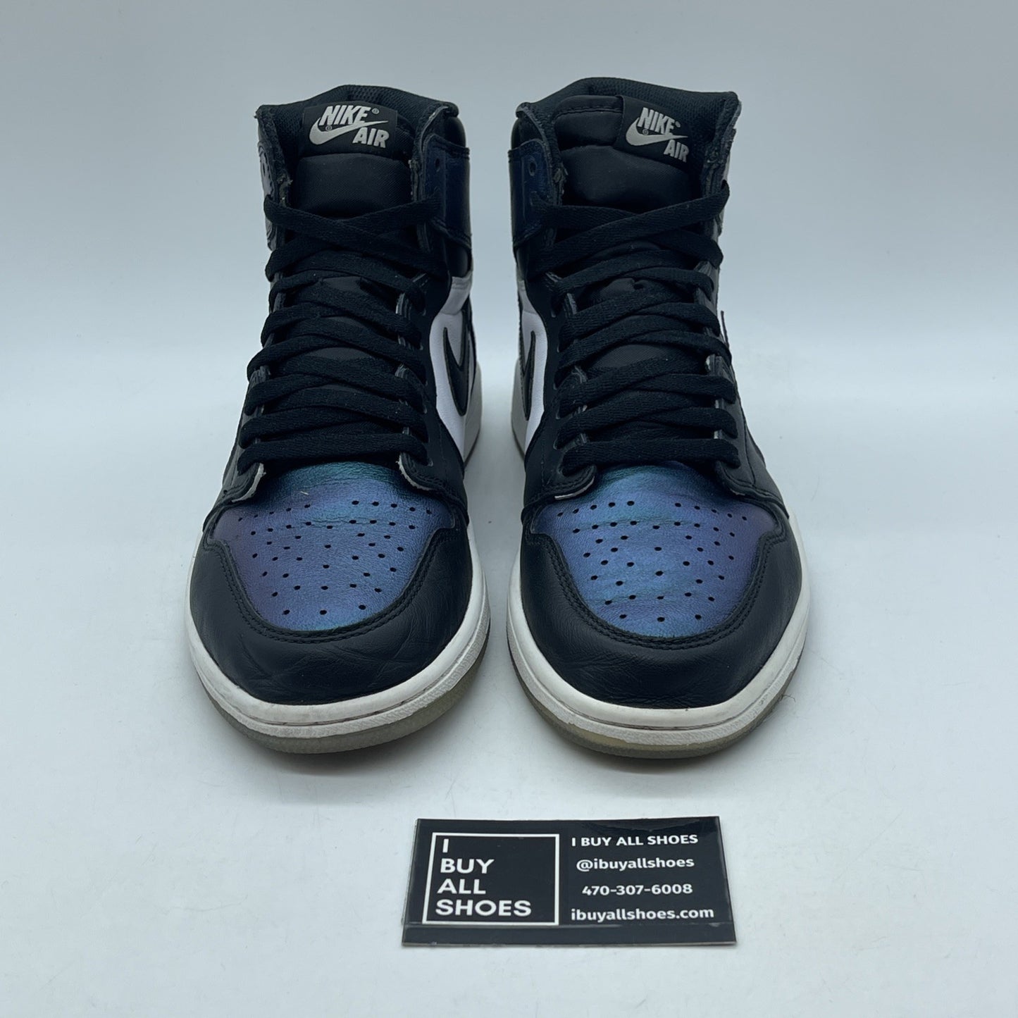 Size 9.5 - Air Jordan 1 Retro OG High All Star Chameleon Black White (907958-015