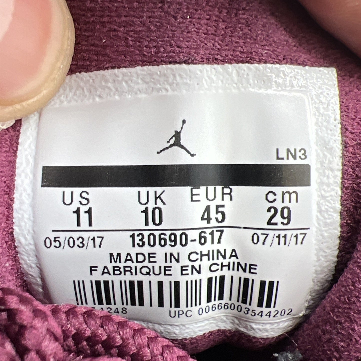 Size 11 - Air Jordan 12 Retro Bordeaux (130690-617)