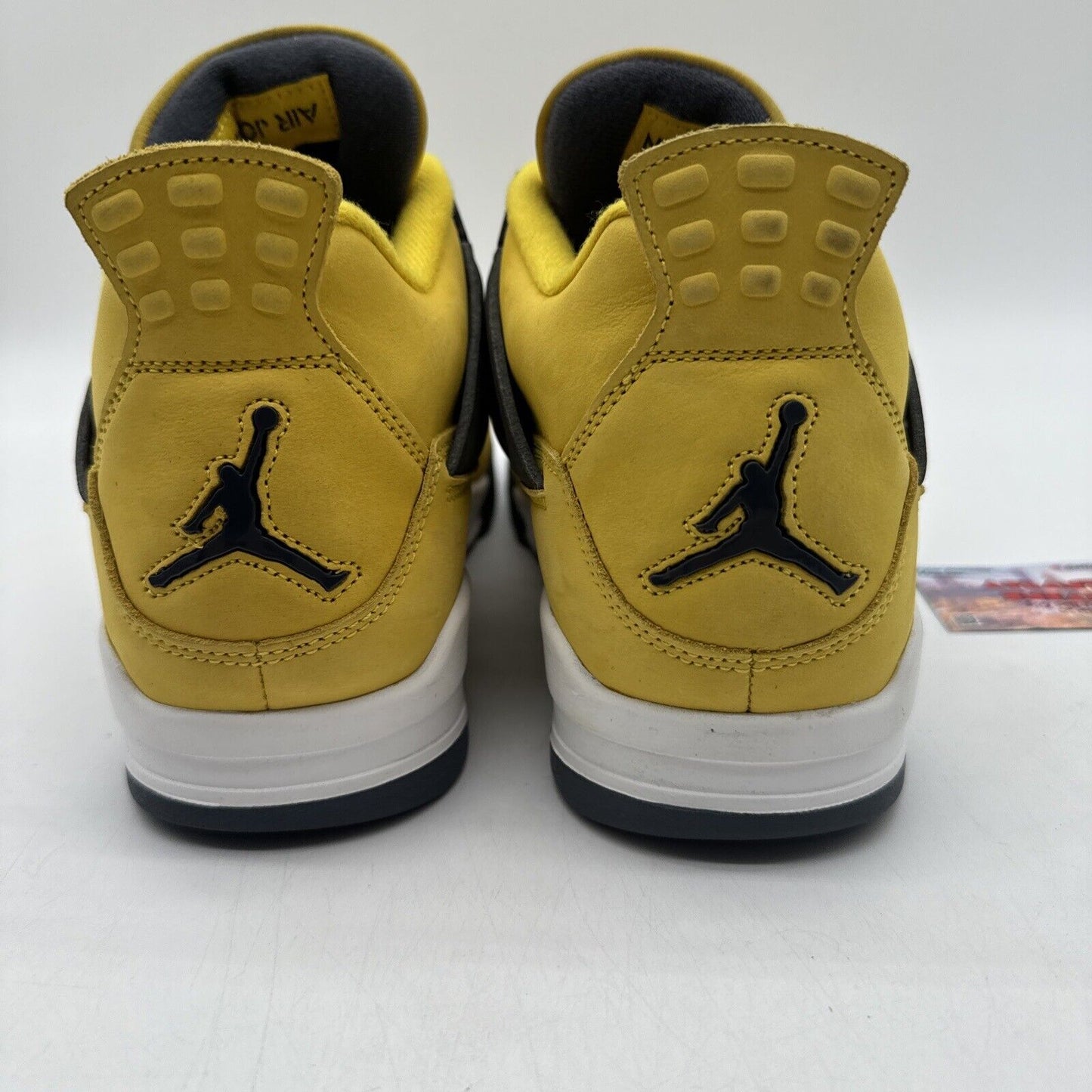 Size 11 - Jordan 4 Retro Mid Lightning Yellow Suede Grey White Mustard Classic