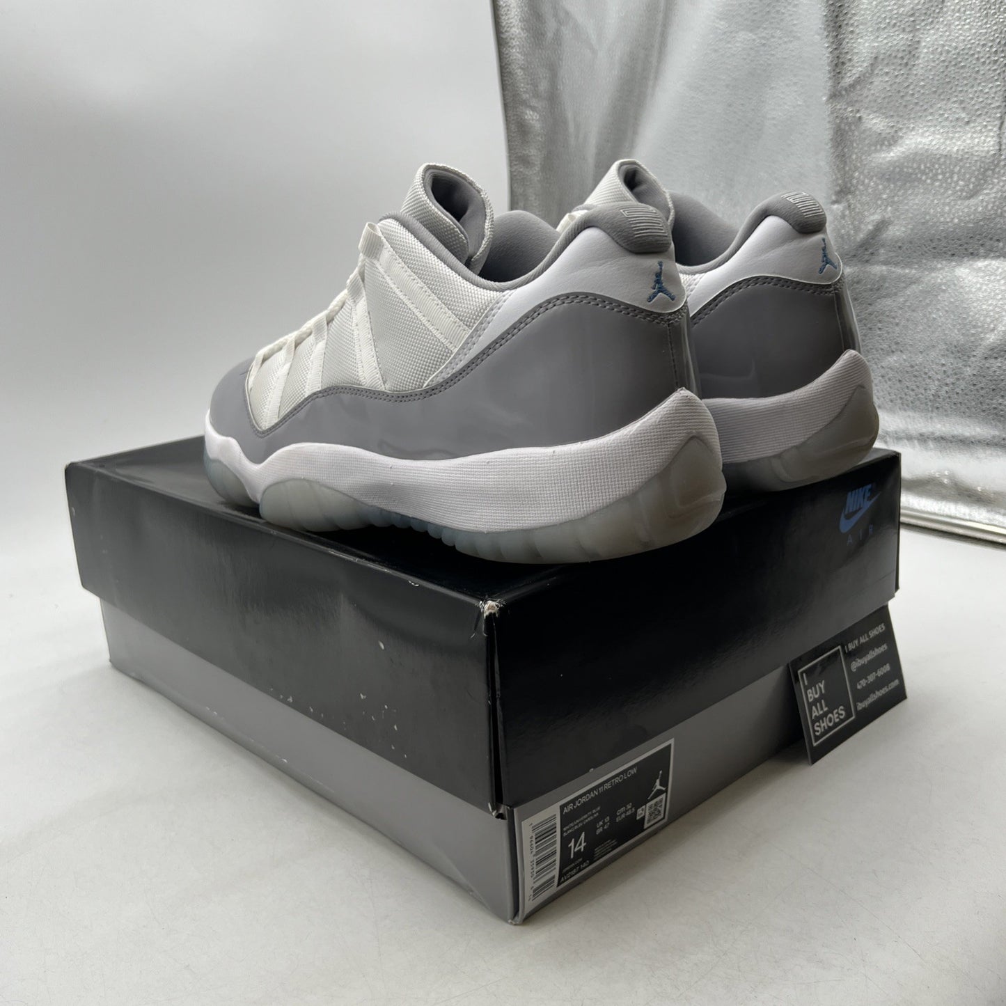 Size 14 - Air Jordan 11 Retro Low Cement Grey (AV2187-140)