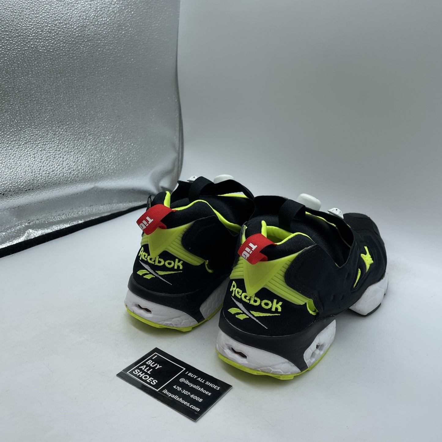 Size 13 - Reebok InstaPump Fury OG x Titolo Black Green Suede (V61217)