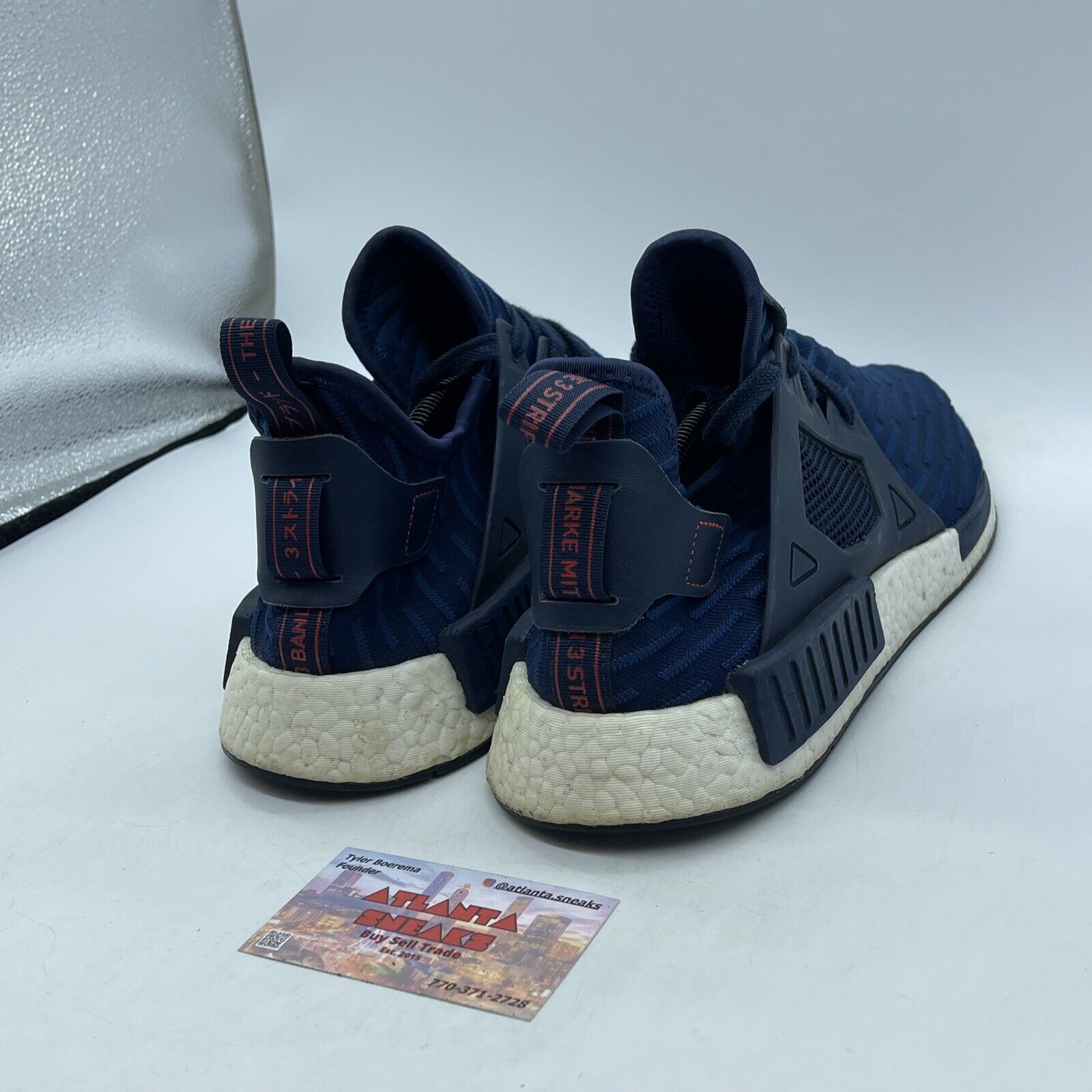 Size 13 - adidas NMD_XR1 PK Collegiate Navy Red White Suede Leather (BA7215)