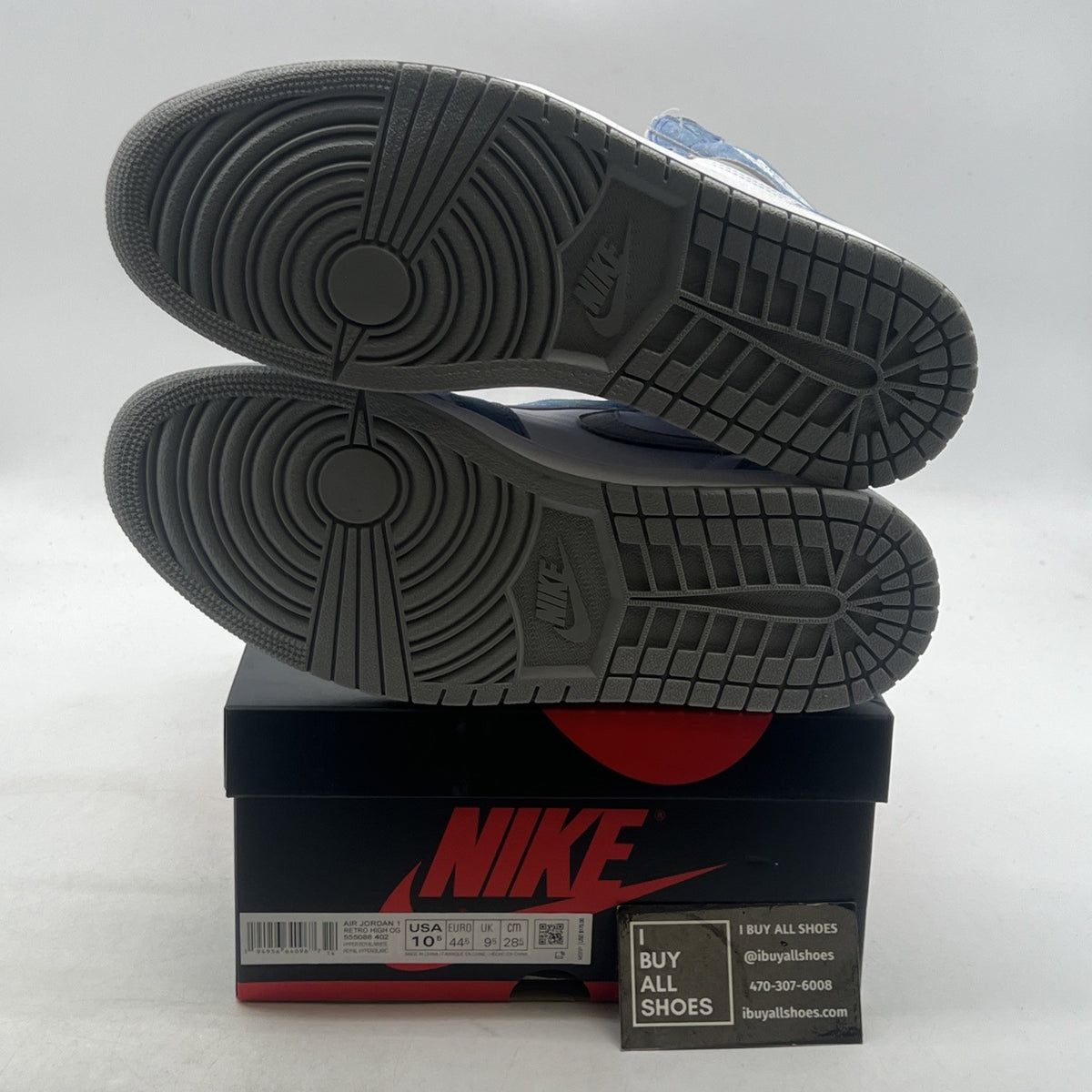 Size 10.5 - Air Jordan 1 Retro OG High Hyper Royal (555088-402)