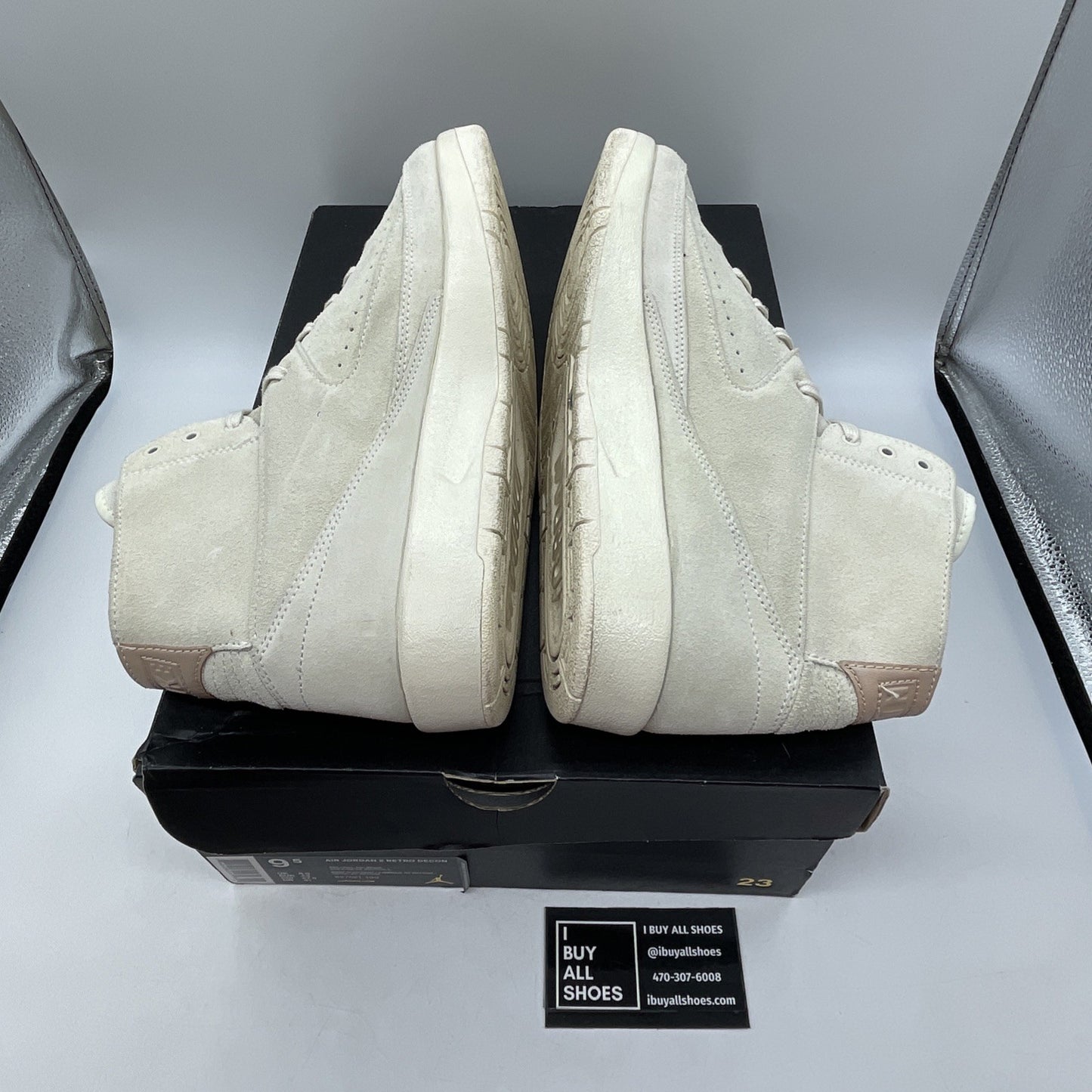 Size 9.5 - Air Jordan 2 Retro Deconstructed Sail Tan Suede Leather (897521-100)