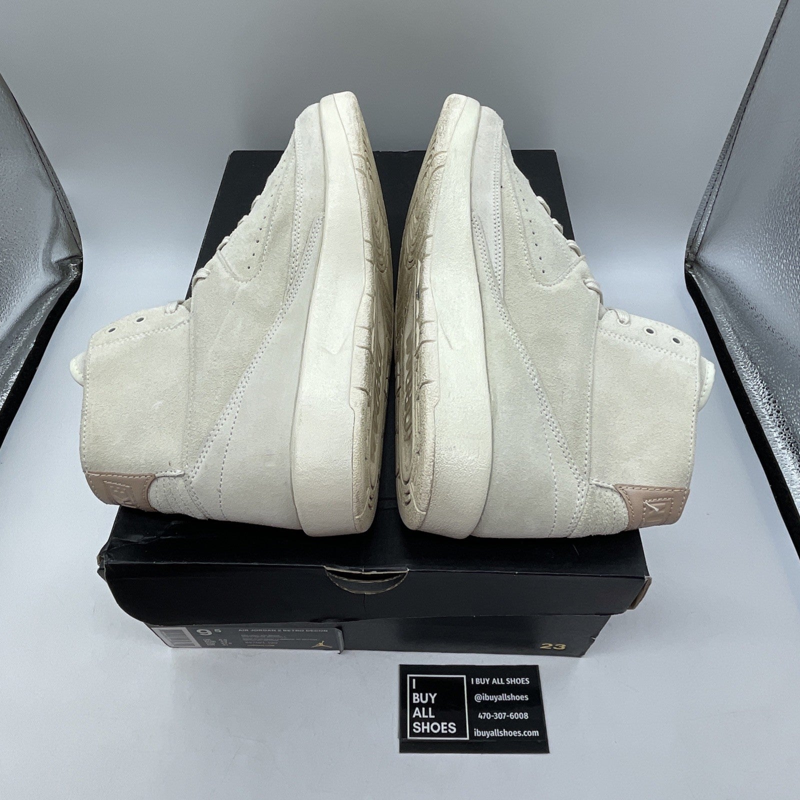 Size 9.5 - Air Jordan 2 Retro Deconstructed Sail Tan Suede Leather (897521-100)