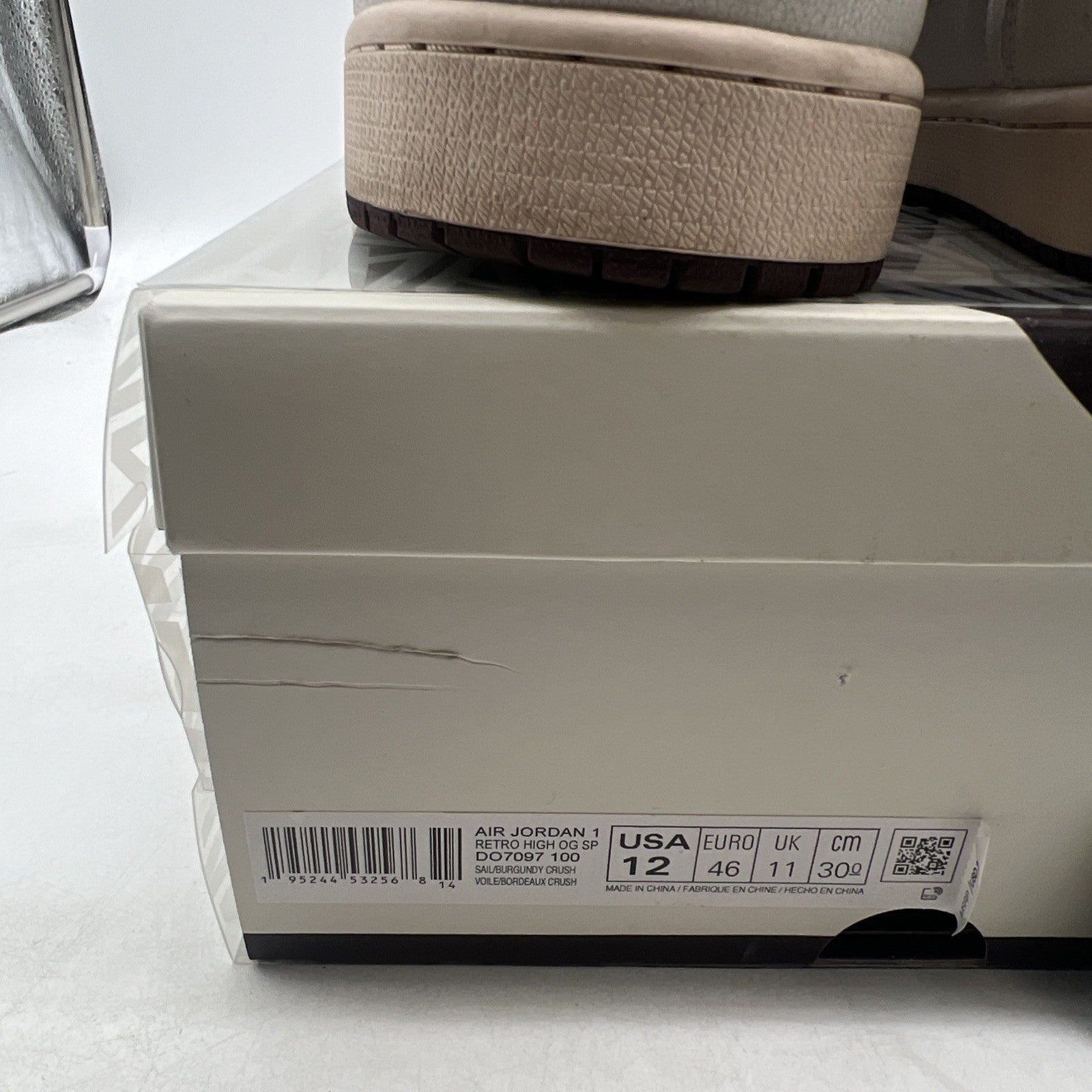 Size 12 - Air Jordan 1 OG x A Ma Maniere High Airness (DO7097-100)