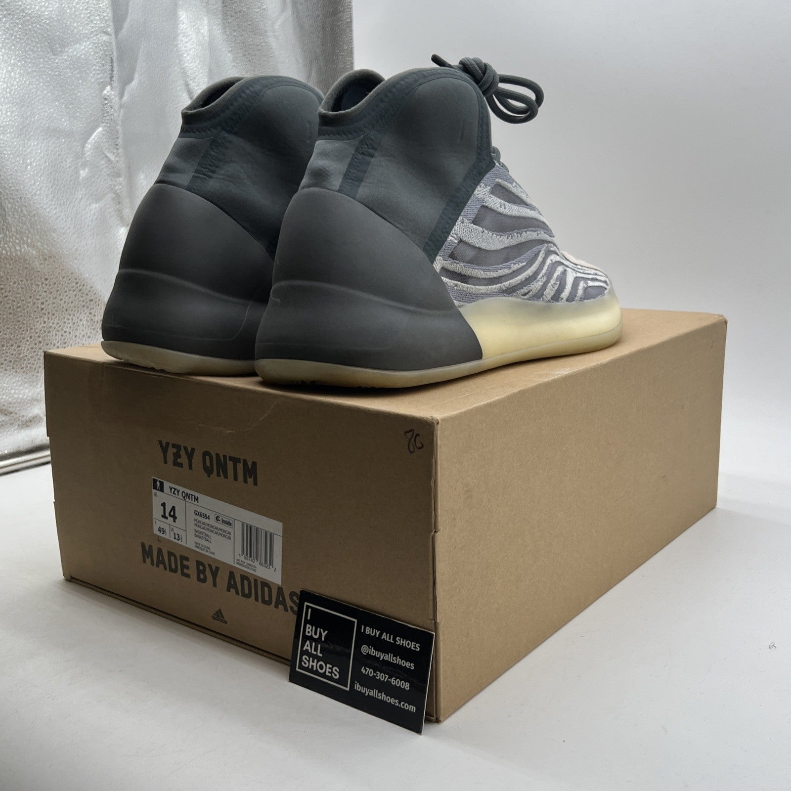 Size 14 - adidas Yeezy Quantum Mono Carbon (GX6594)