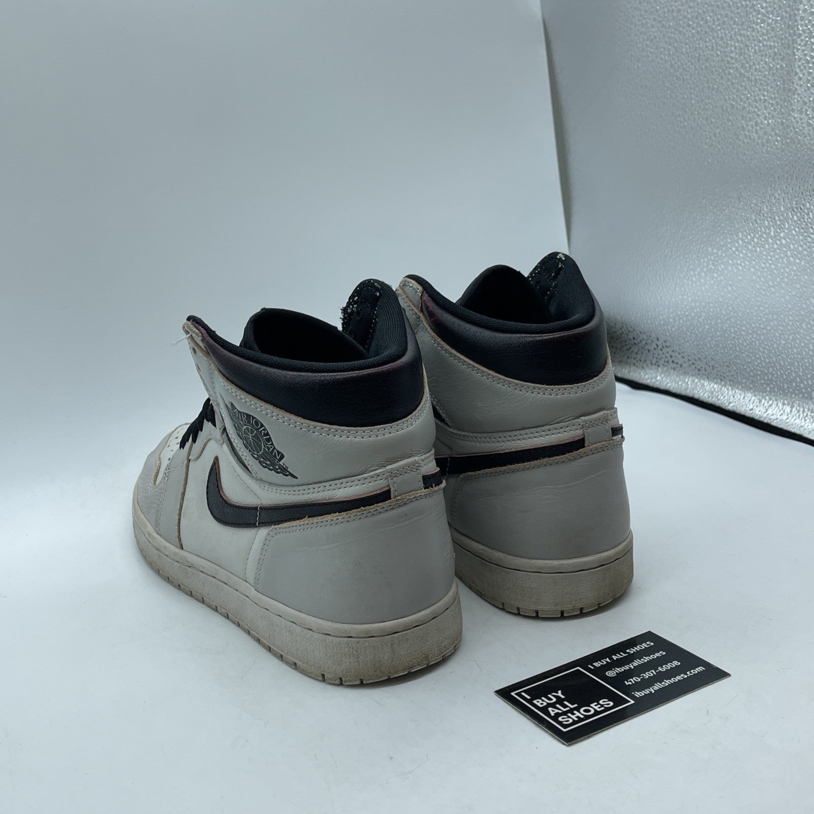 Size 9.5 - Air Jordan 1 Retro SB High NYC to Paris Black Grey (CD6578-006)