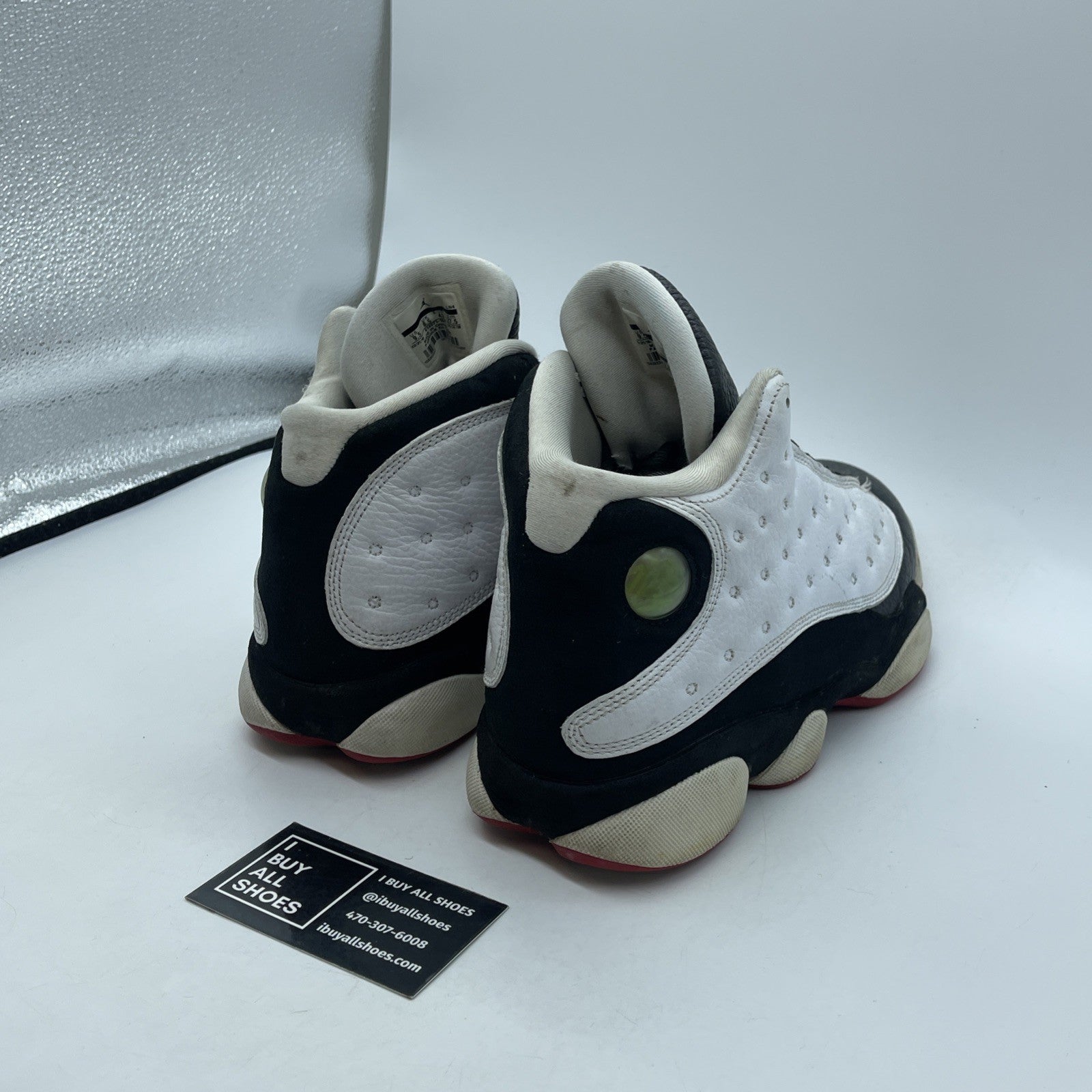 Size 9.5 - Jordan 13 Retro He Got Game 2018 White Black Suede (414571-104)