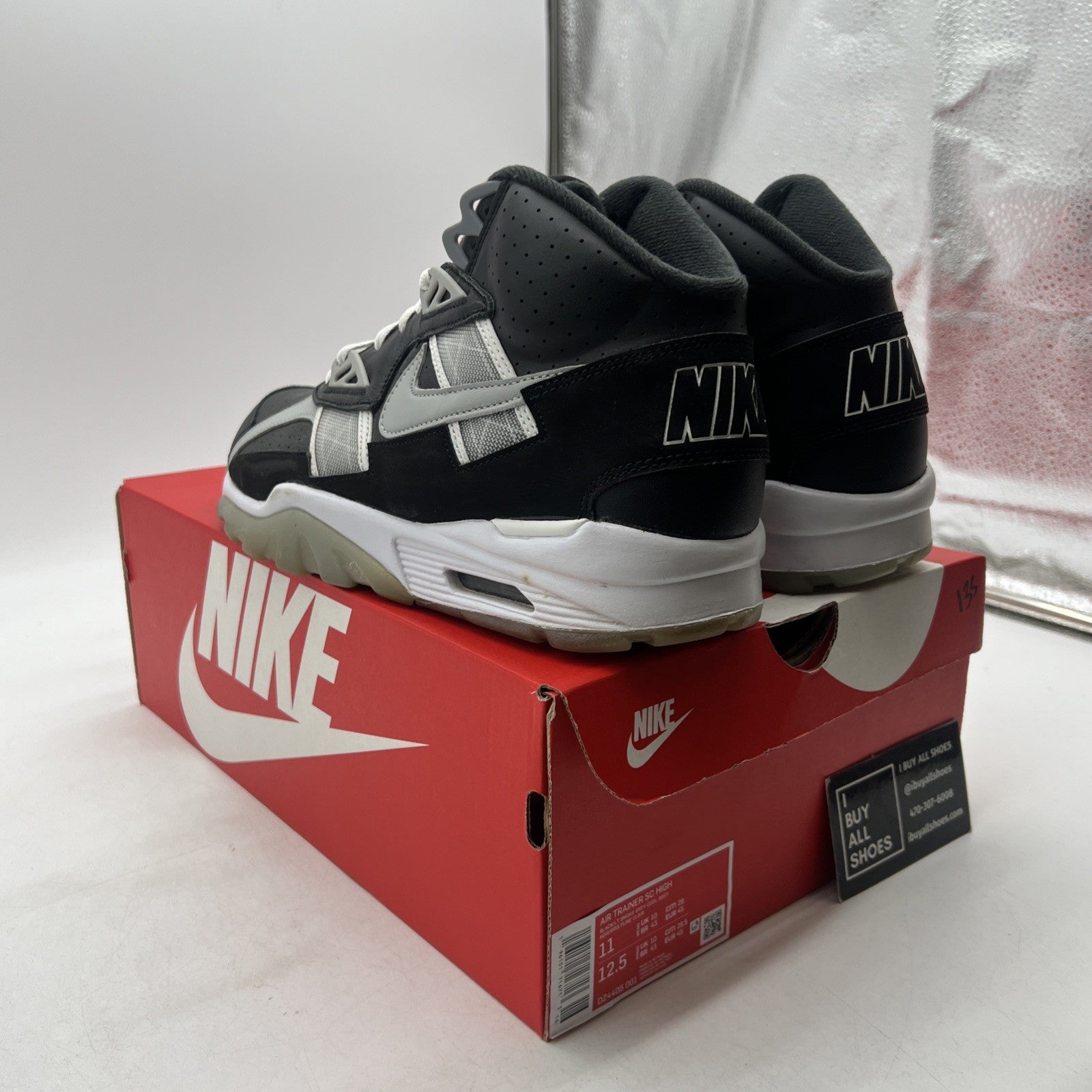 Size 11 - Nike Air Trainer SC High Raiders (DZ4405-001)