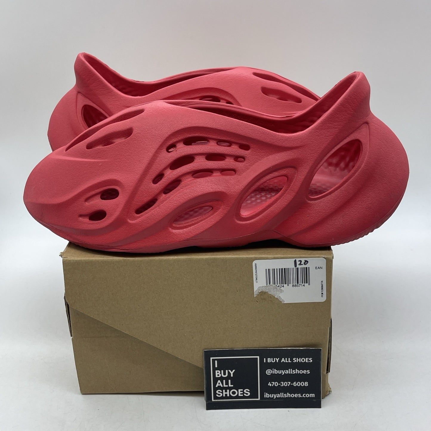 Size 9 - adidas Yeezy Foam Runner Vermillion (GW3355)