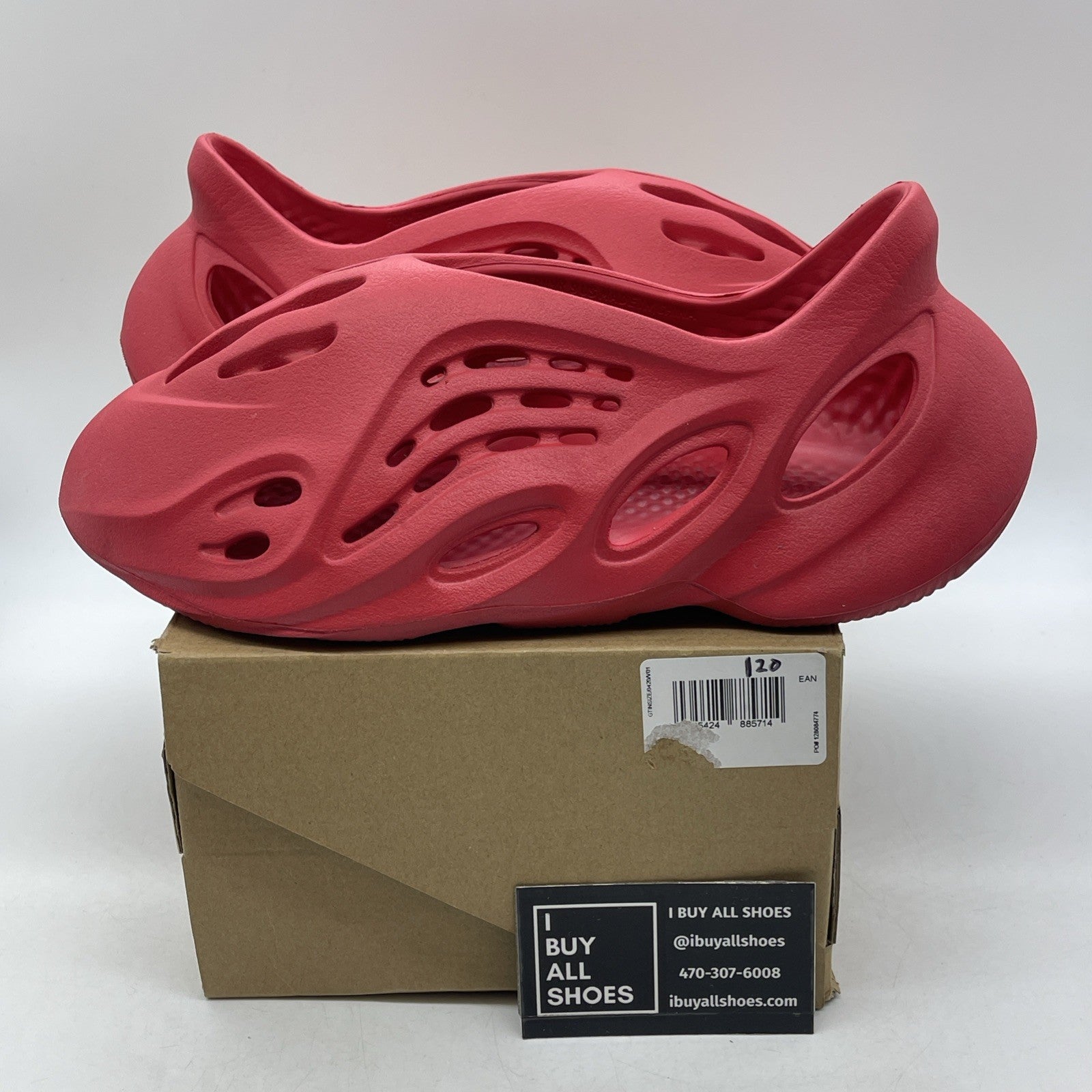 Size 9 - adidas Yeezy Foam Runner Vermillion (GW3355)