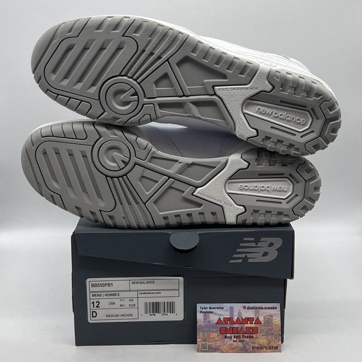 Size 12 - New Balance 550 Gray/White 2022 Brand New Og All