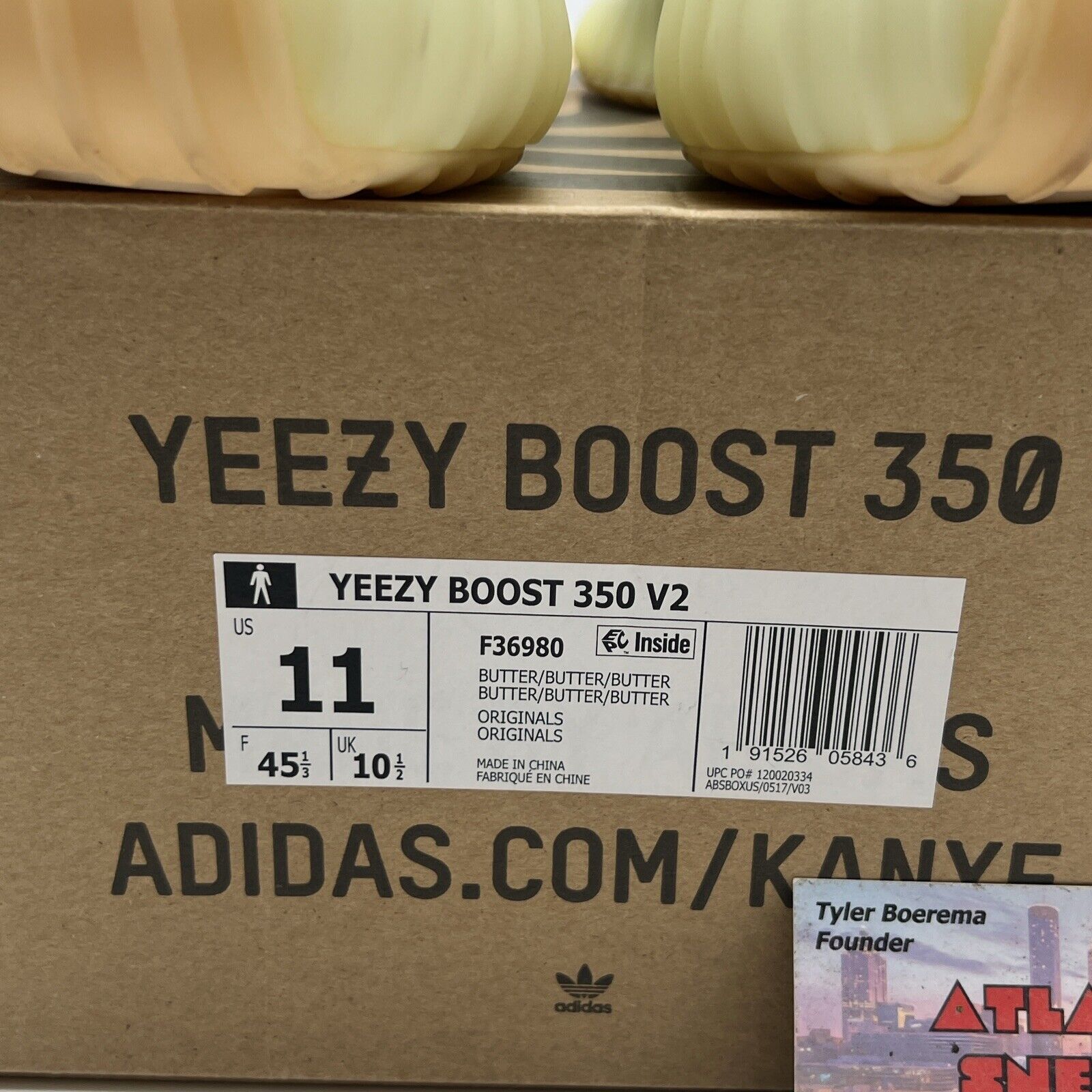 Size 11 - Adidas Yeezy Boost 350 V2 Butter (F36980)