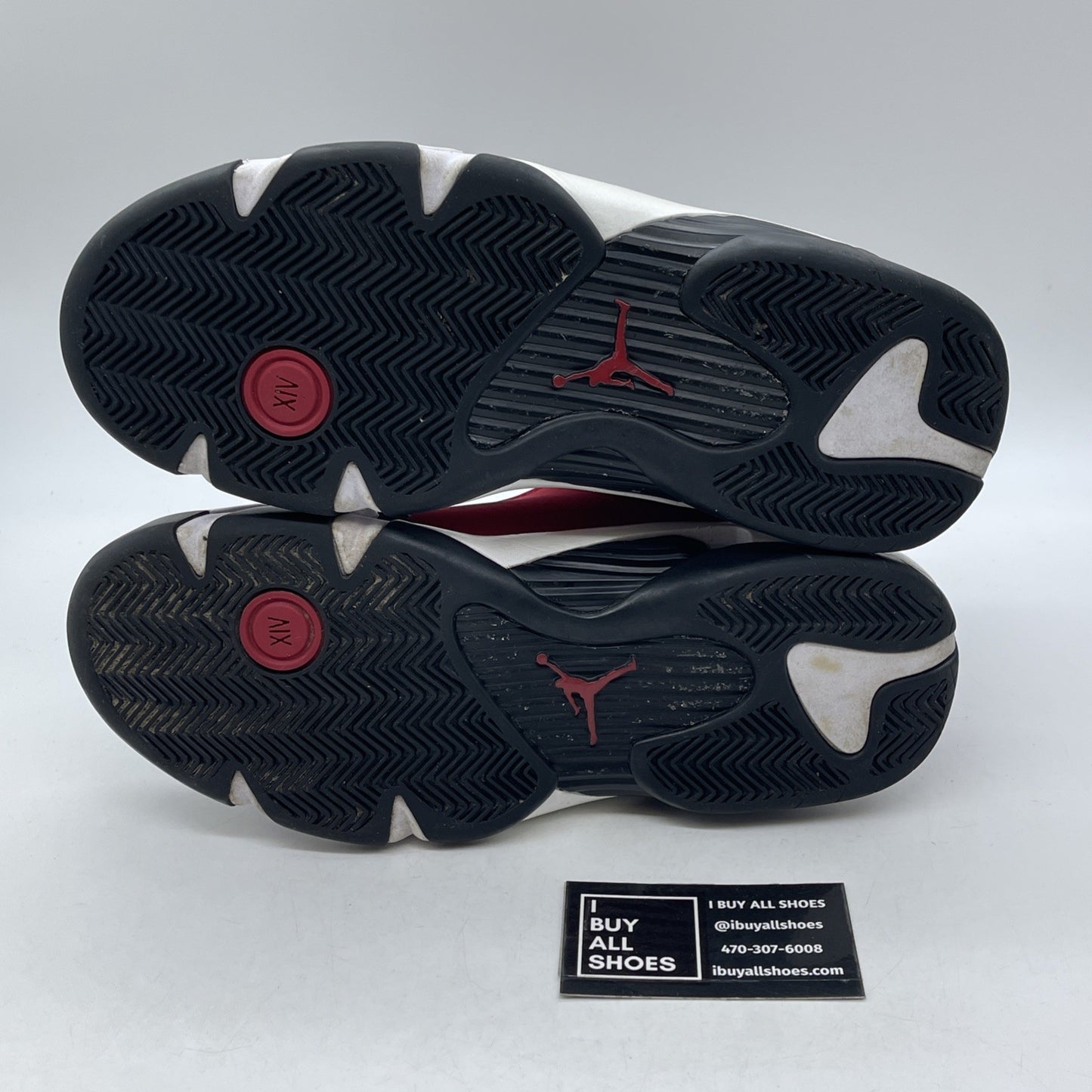Size 10 - Air Jordan 14 Retro Gym Red Black Suede Leather (487471-006)