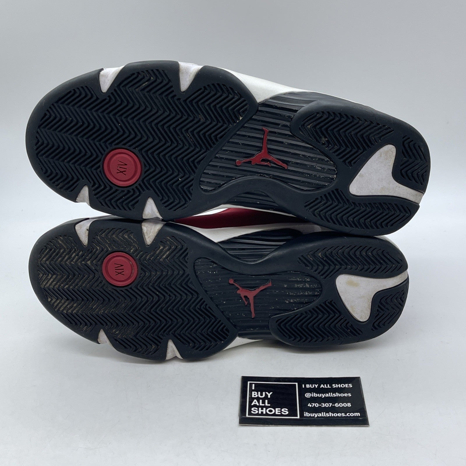 Size 10 - Air Jordan 14 Retro Gym Red Black Suede Leather (487471-006)