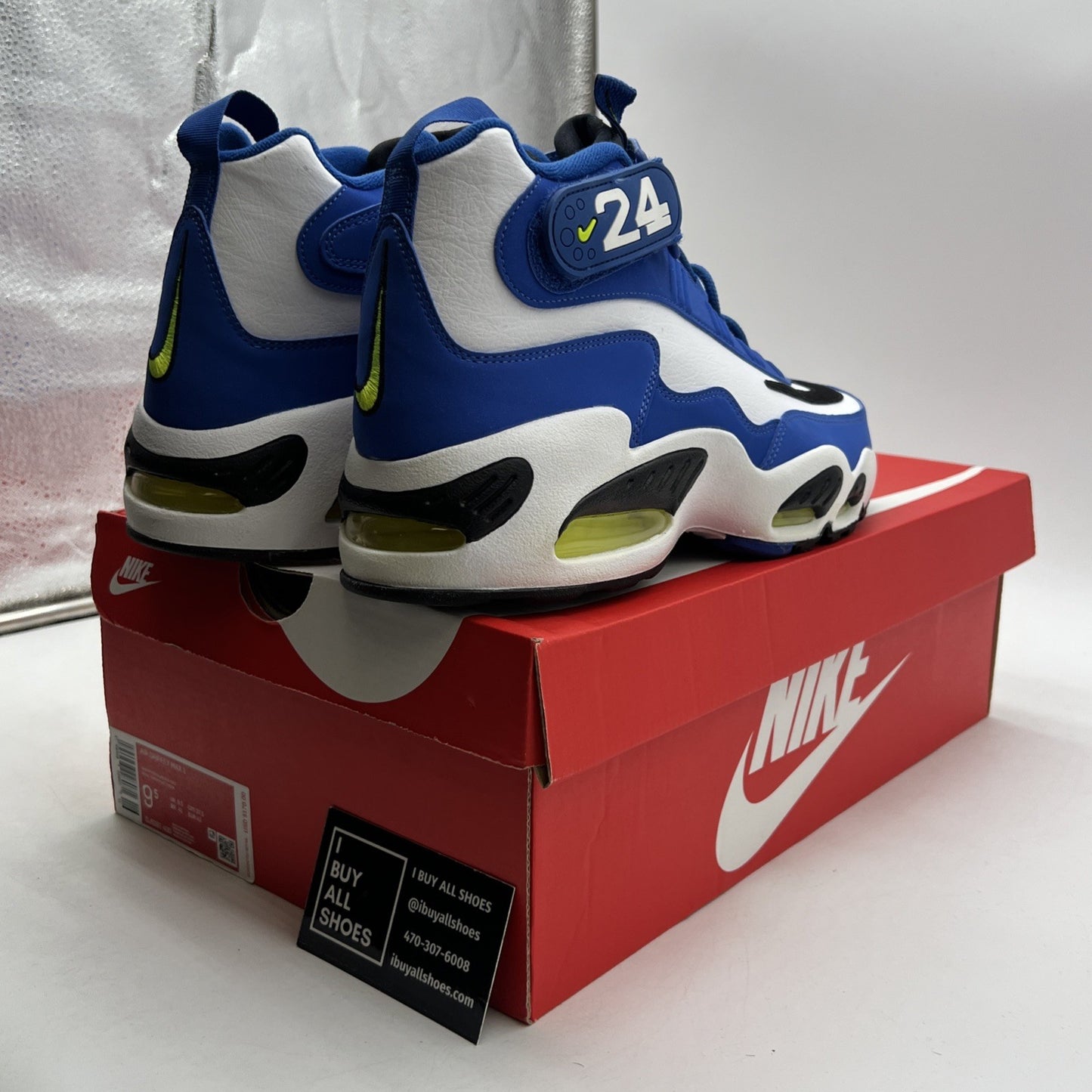 Size 9.5 - Nike Air Griffey Max 1 2021 Varsity Royal (DJ5161-400)