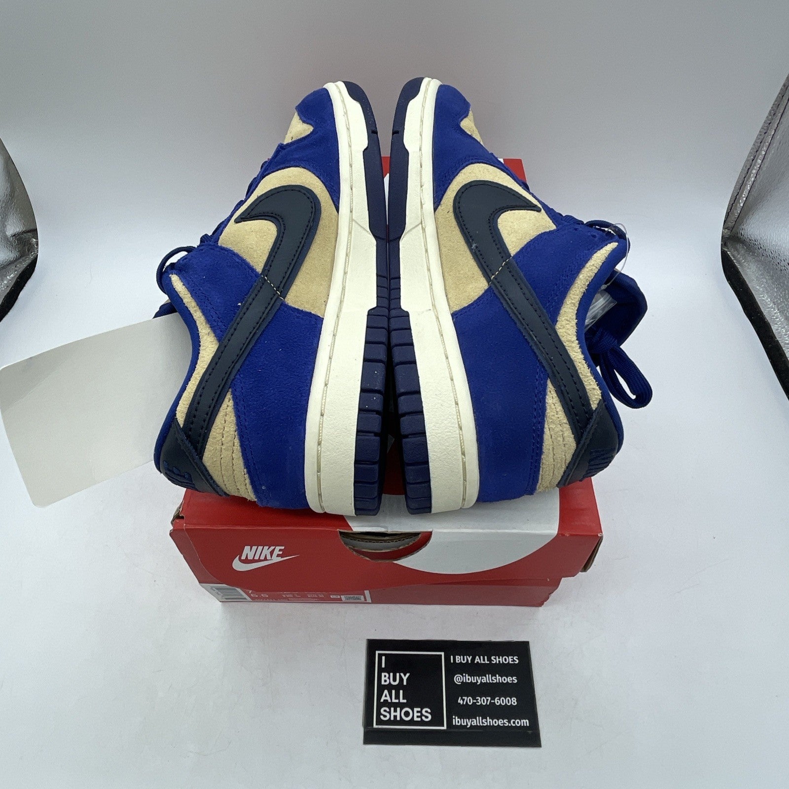 Size 7W - Nike Dunk LX Low Blue Suede (DV7411-400)
