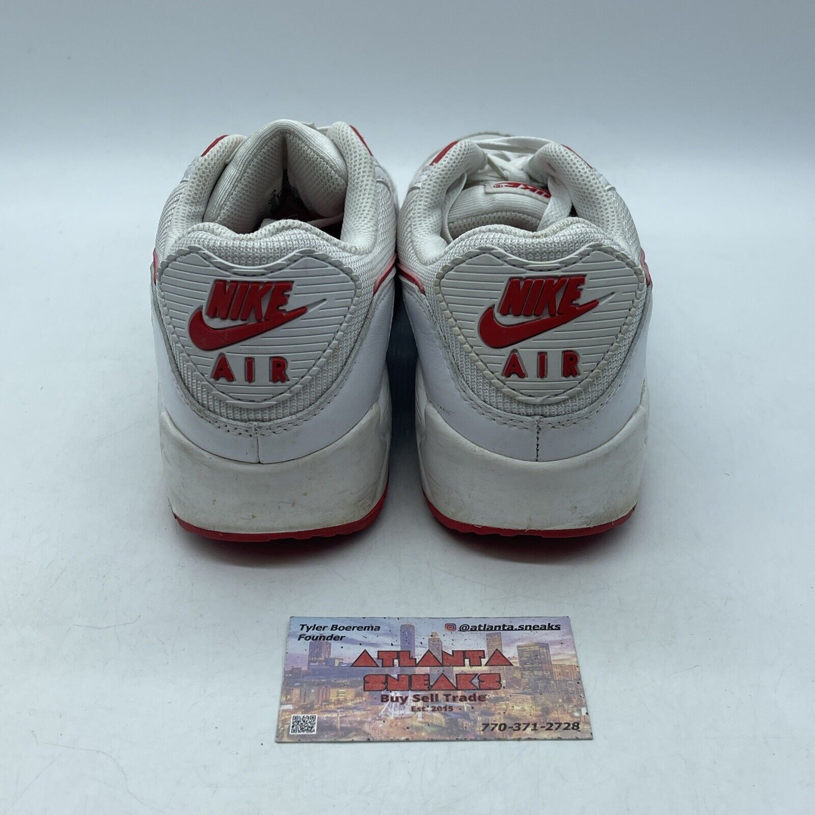 Size 9 - Nike Air Max 90 Color Pack - University Red White Suede (CT1028-101)