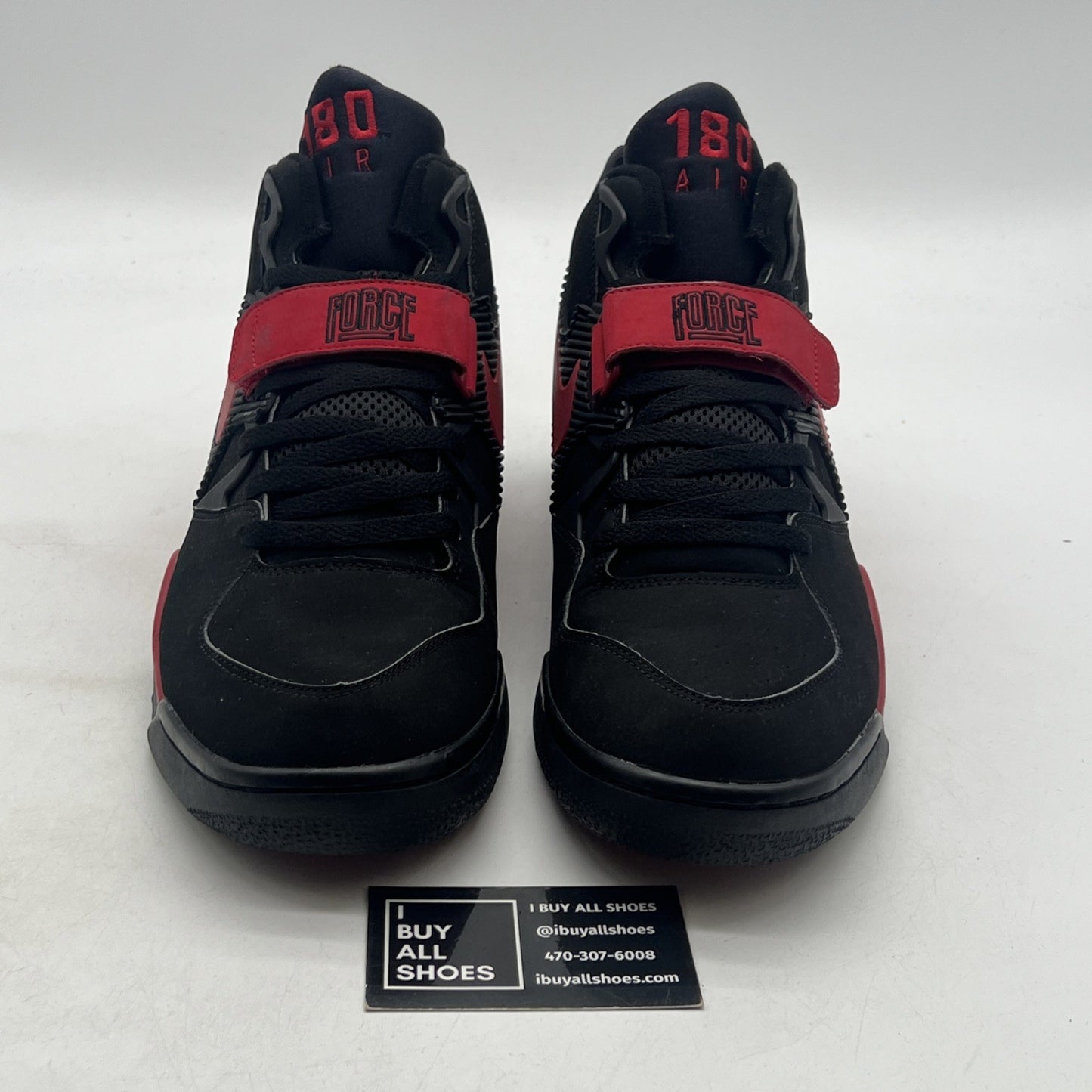 Size 13 - Nike Air Force 180 Black (310095-061)