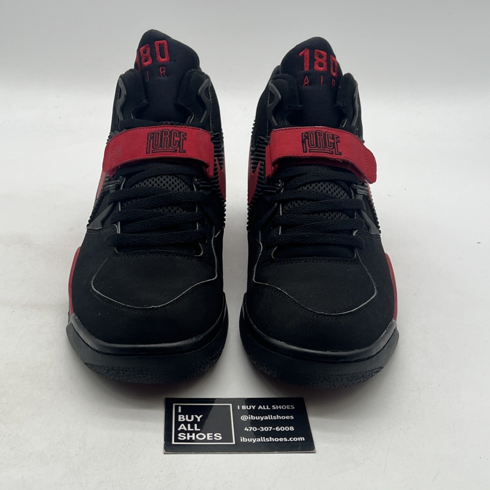 Size 13 - Nike Air Force 180 Black (310095-061)