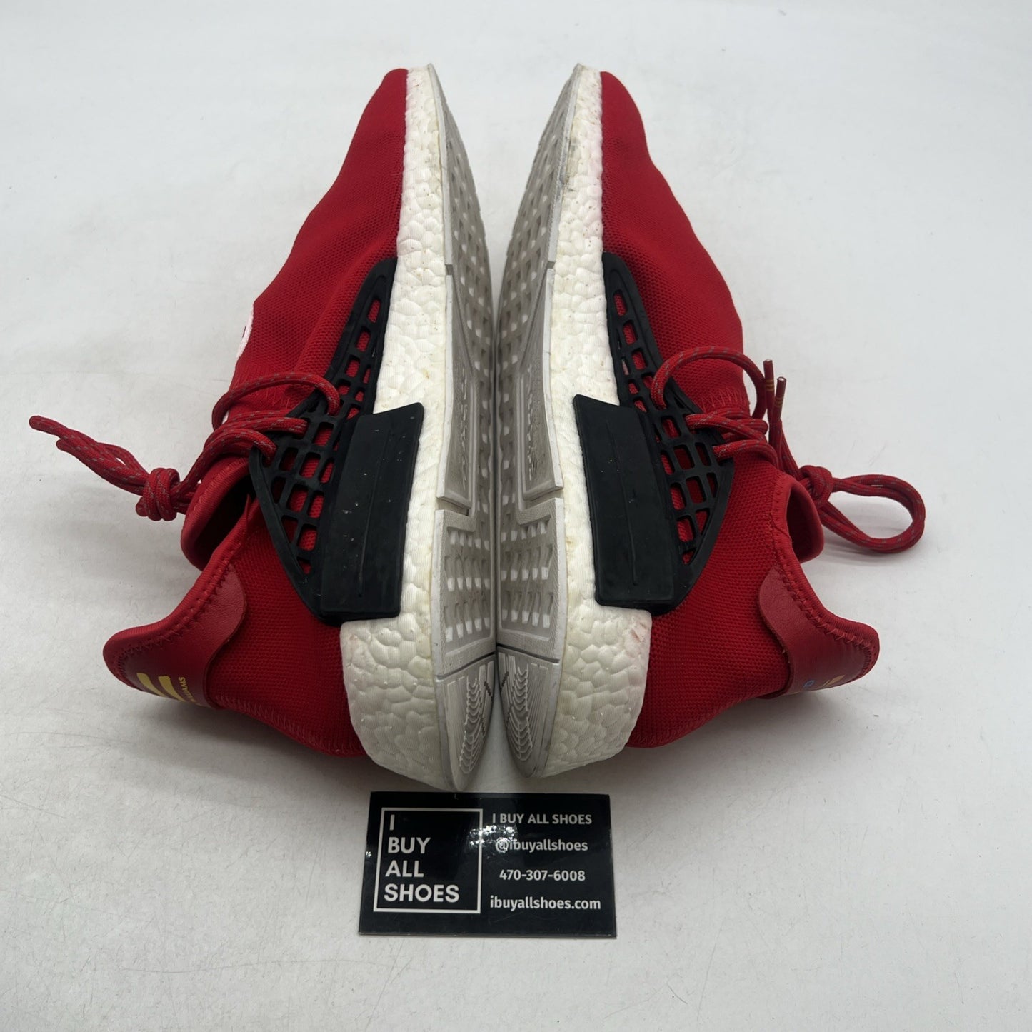 Size 13 - Adidas Pharrell x NMD Human Race Red (BB0616)