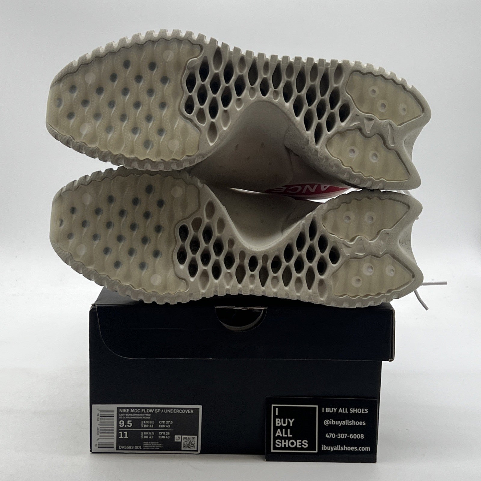 Size 9.5 - Nike Undercover x Moc Flow SP Light Bone (DV5593-001)
