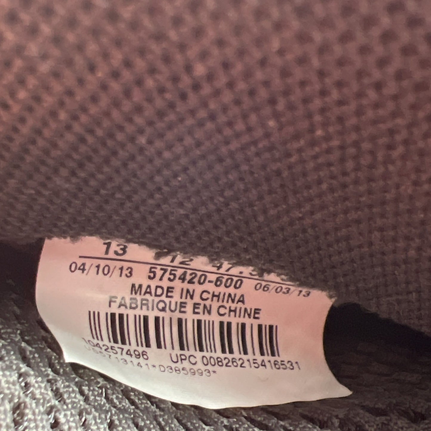 Size 13 - Nike Air Foamposite One Prm Thermal Map (575420-600)