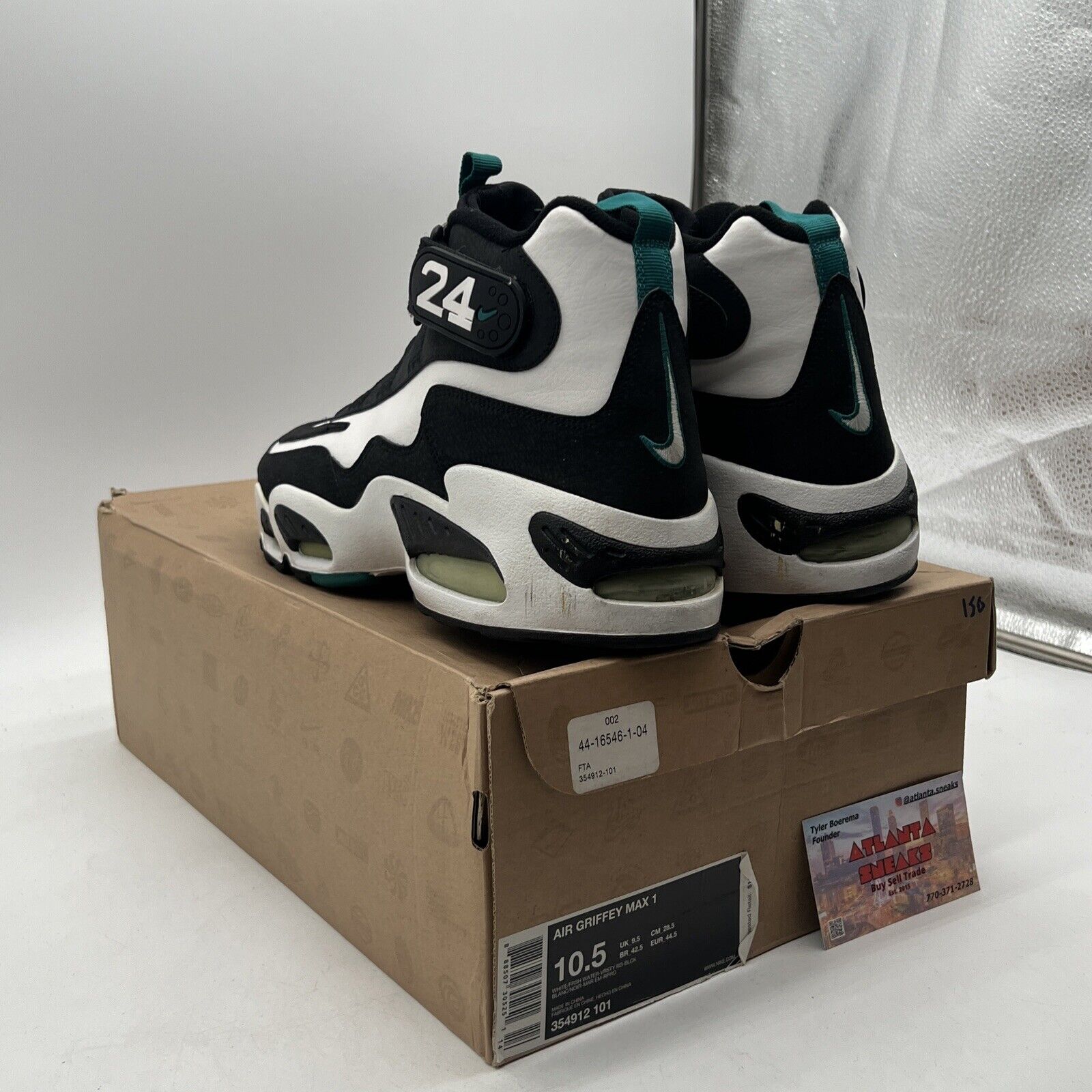 Size 10.5 - Nike Air Griffey Max 1 Freshwater (354912-101)