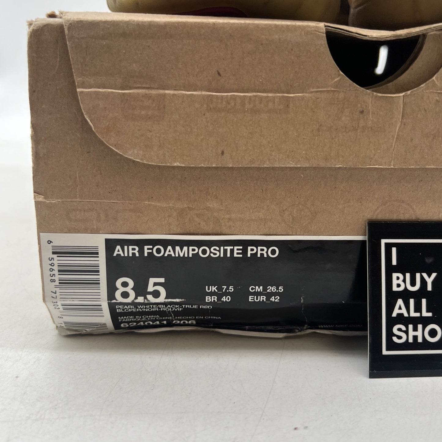 Size 8.5 - Nike Air Foamposite Pro 2010 Pearl (624041-206)