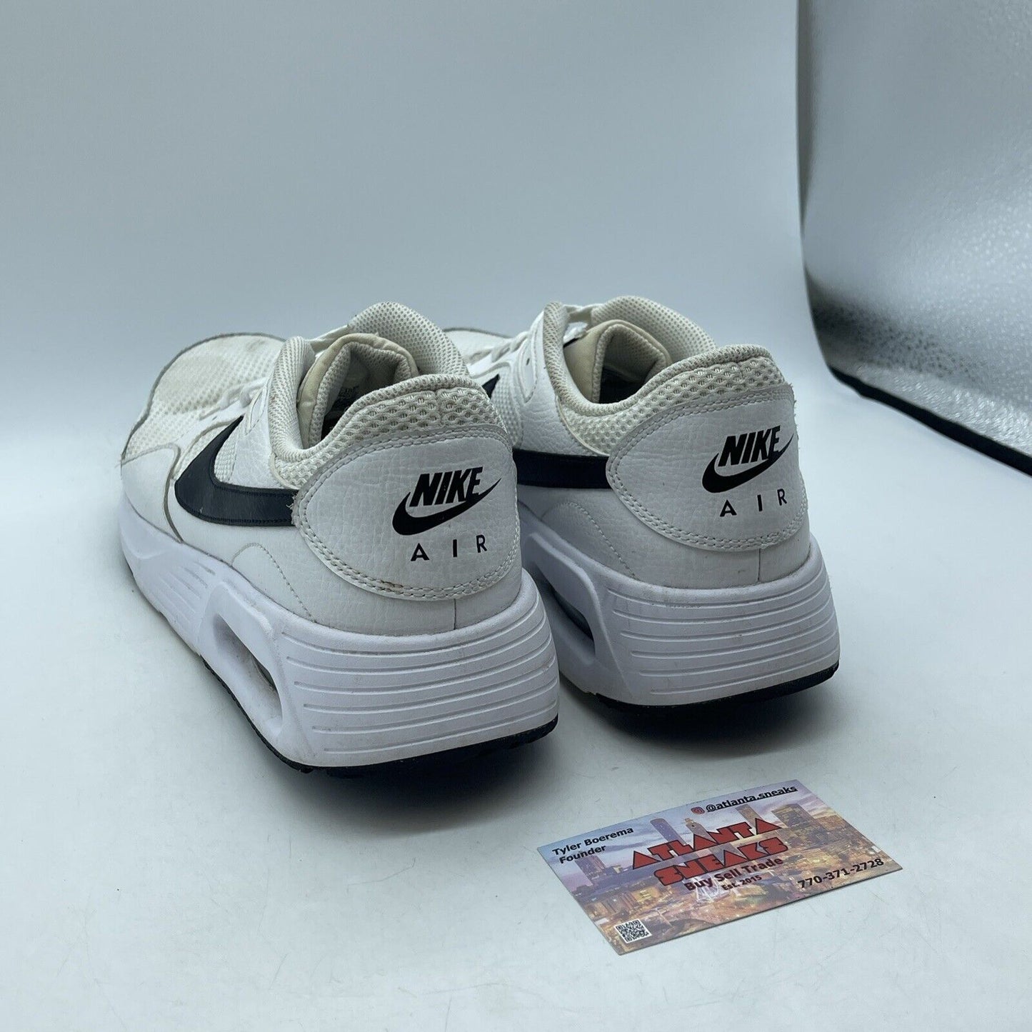 Size 12 - Nike Air Max SC White Black Suede Leather (CW4555-102)